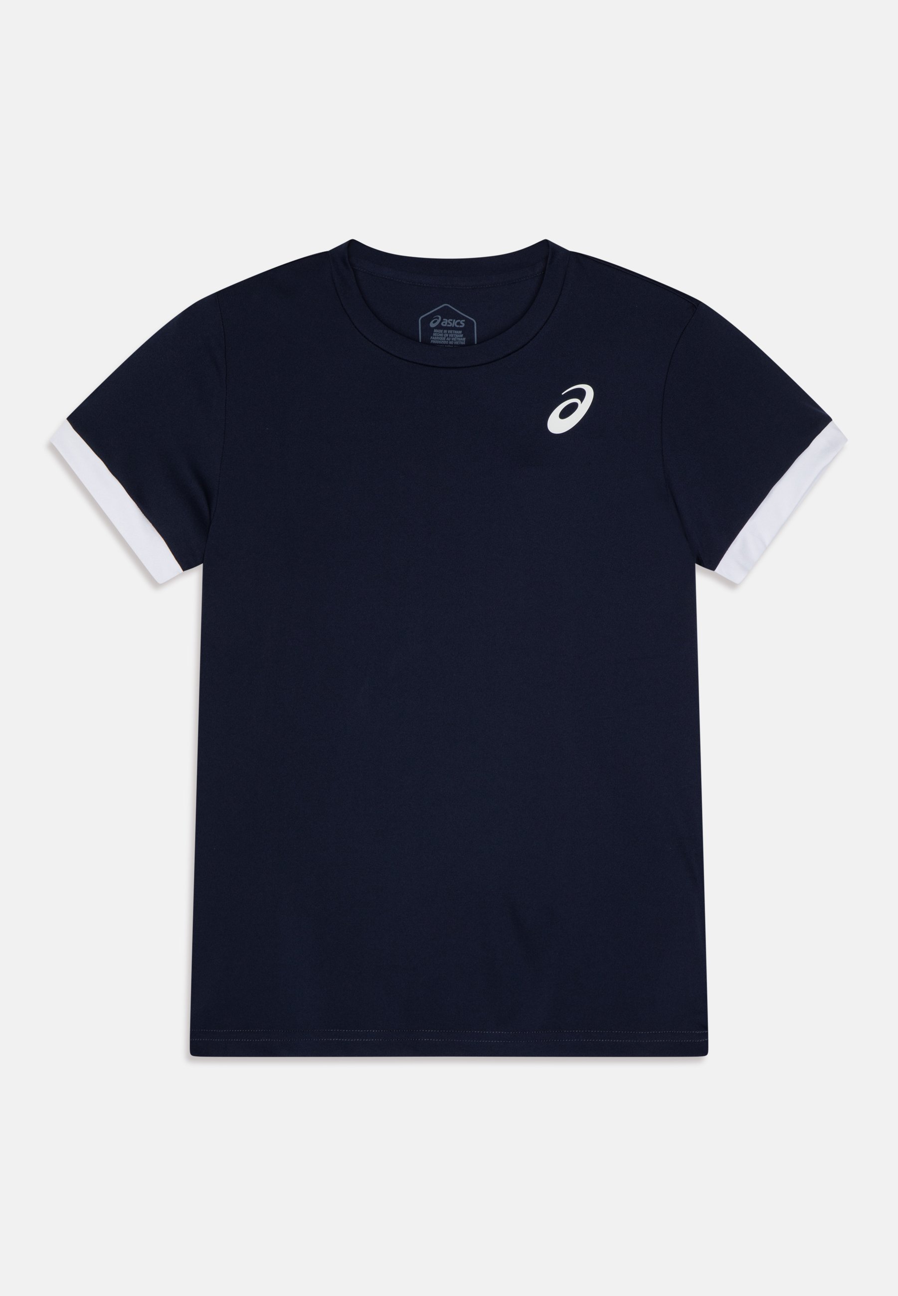 ASICS TENNIS SS - Sports T-shirt - midnight/brilliant white/dark blue
