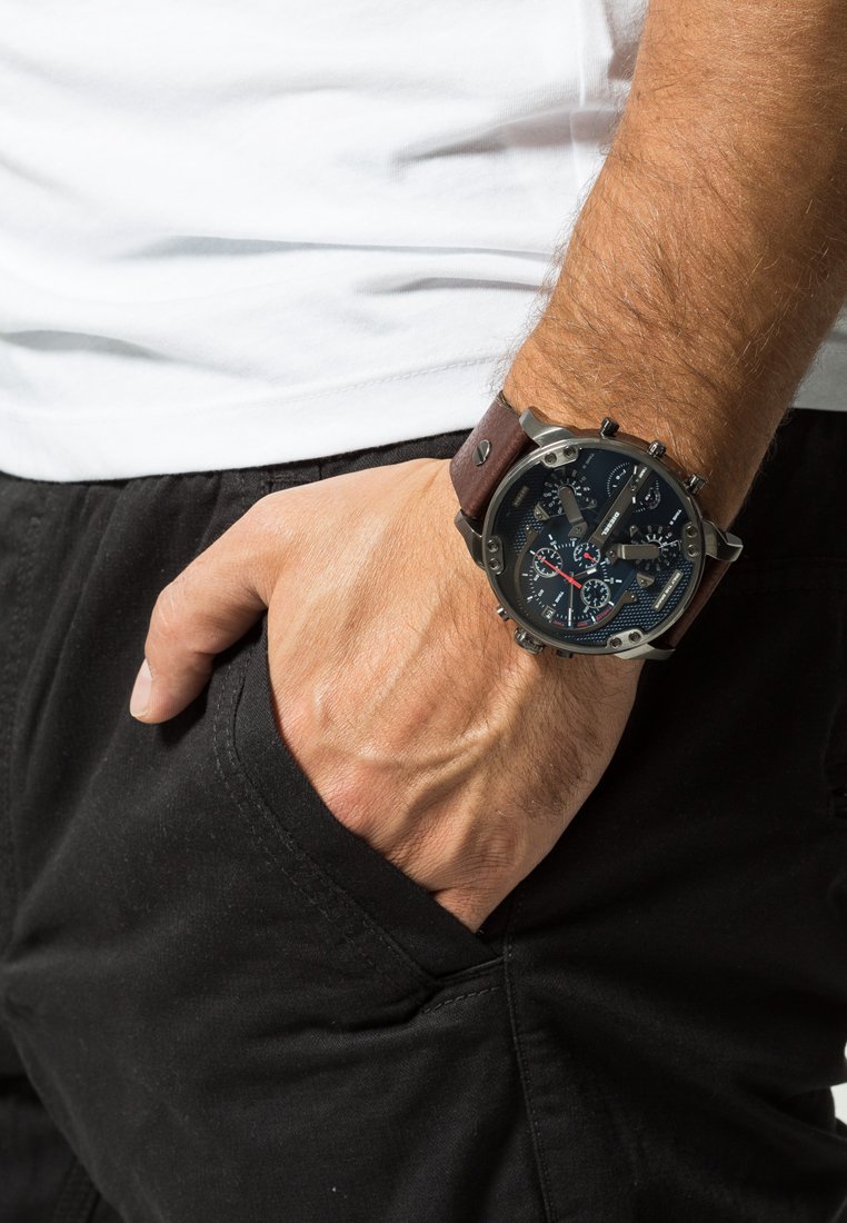 Diesel MR DADDY 2.0 - Chronograph watch - dark brown