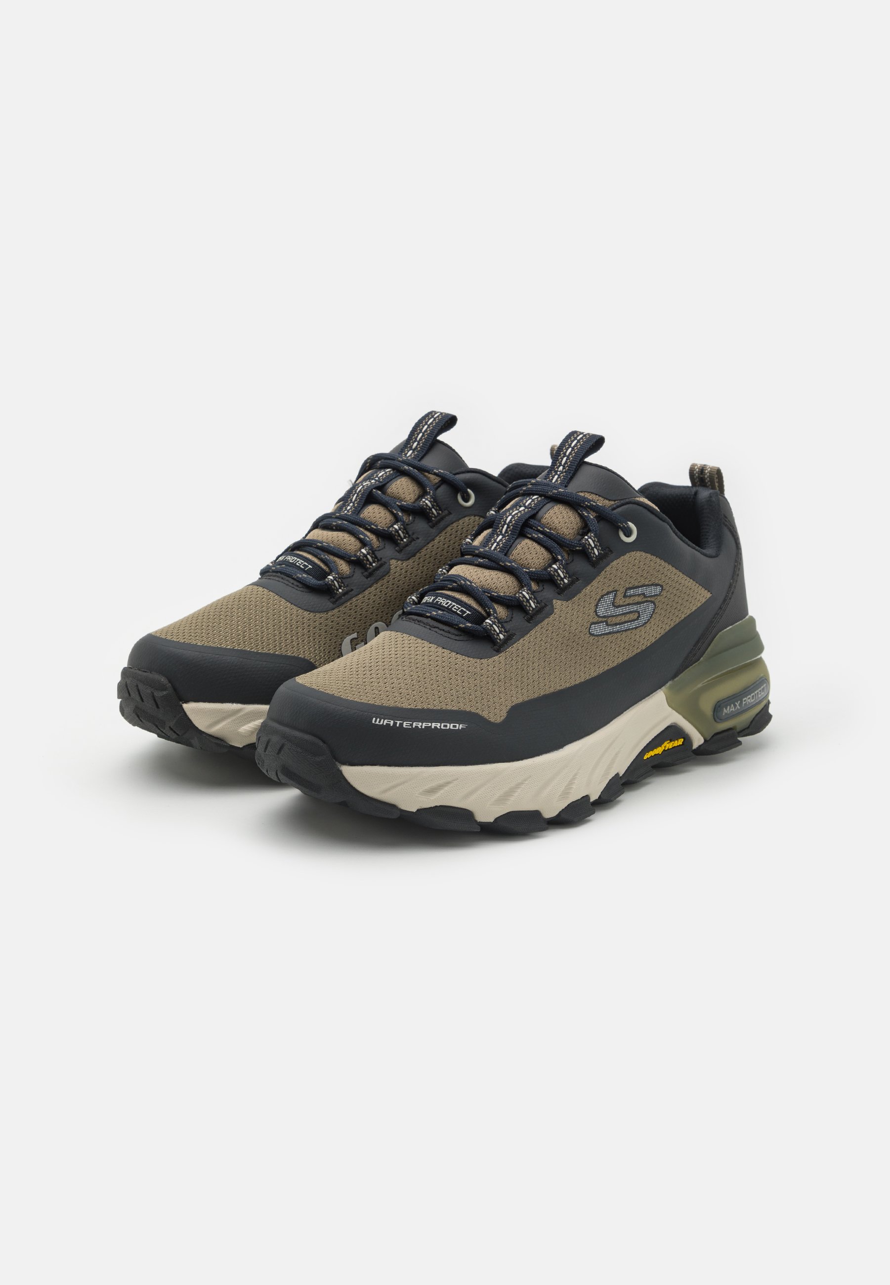 Skechers MAX PROTECT - Trainers - olive/brown/black/olive