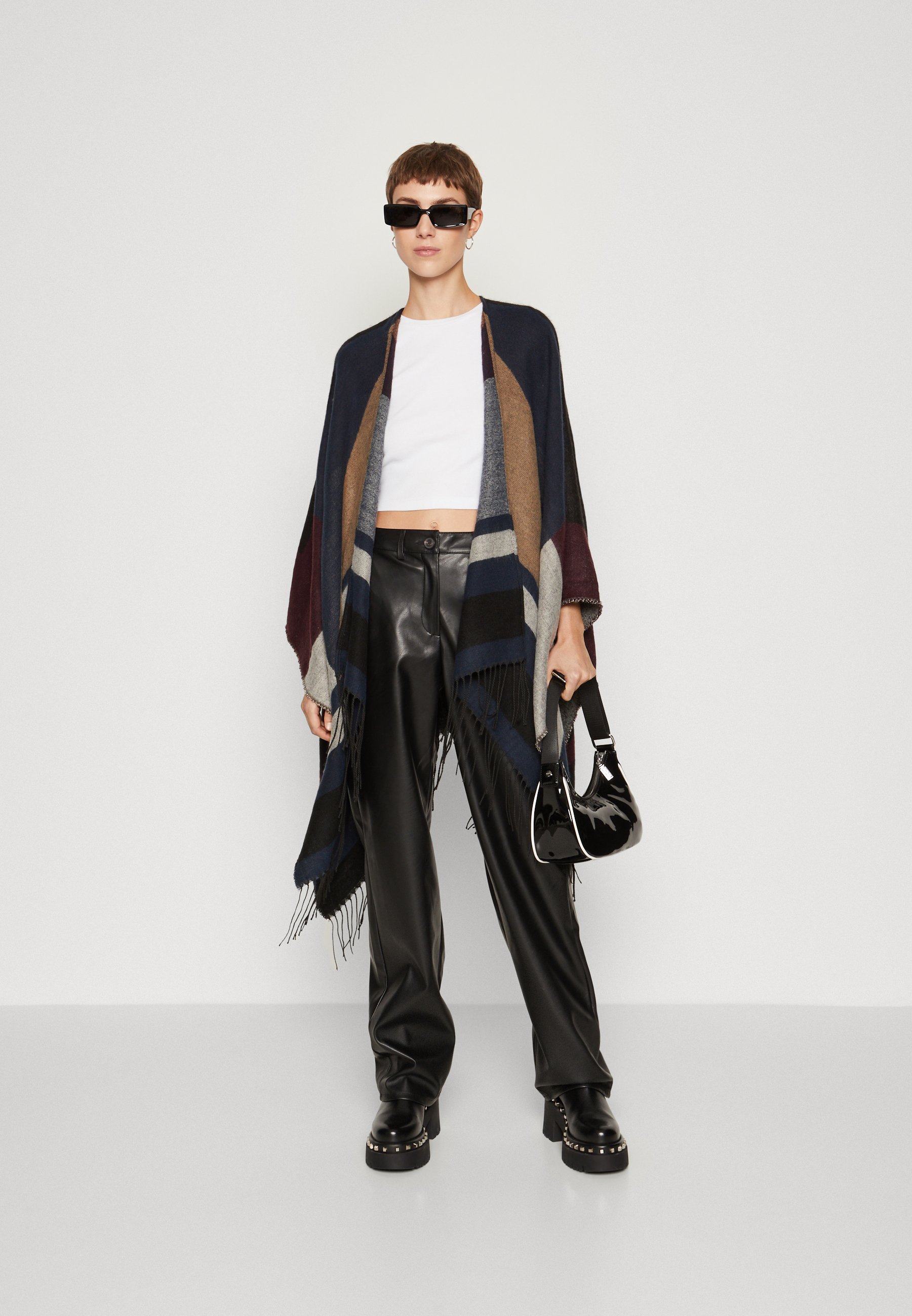 Vero Moda VMKENNA PONCHO - Cape - winetasting/bordeaux