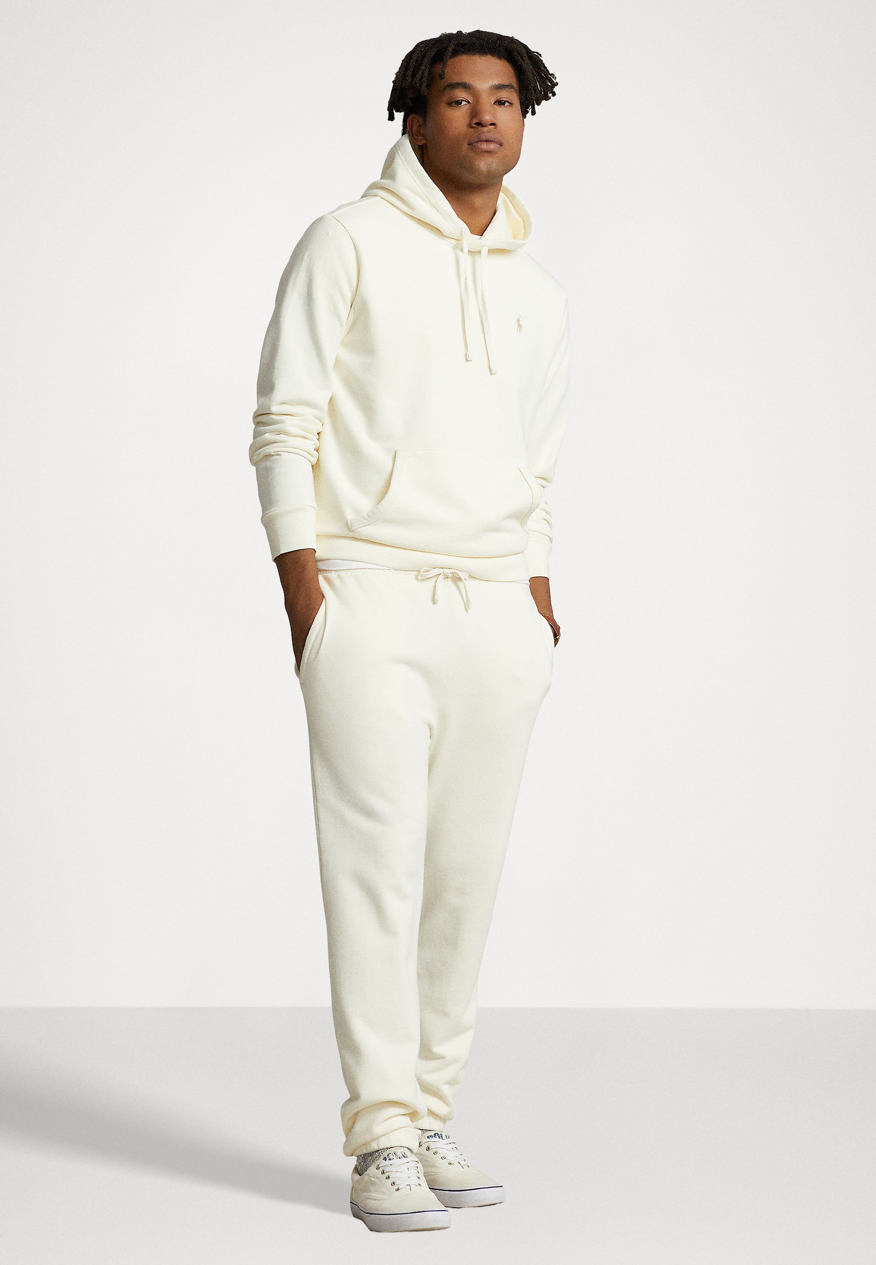 Polo Ralph Lauren LONG SLEEVE - Hoodie - clubhouse cream/off-white