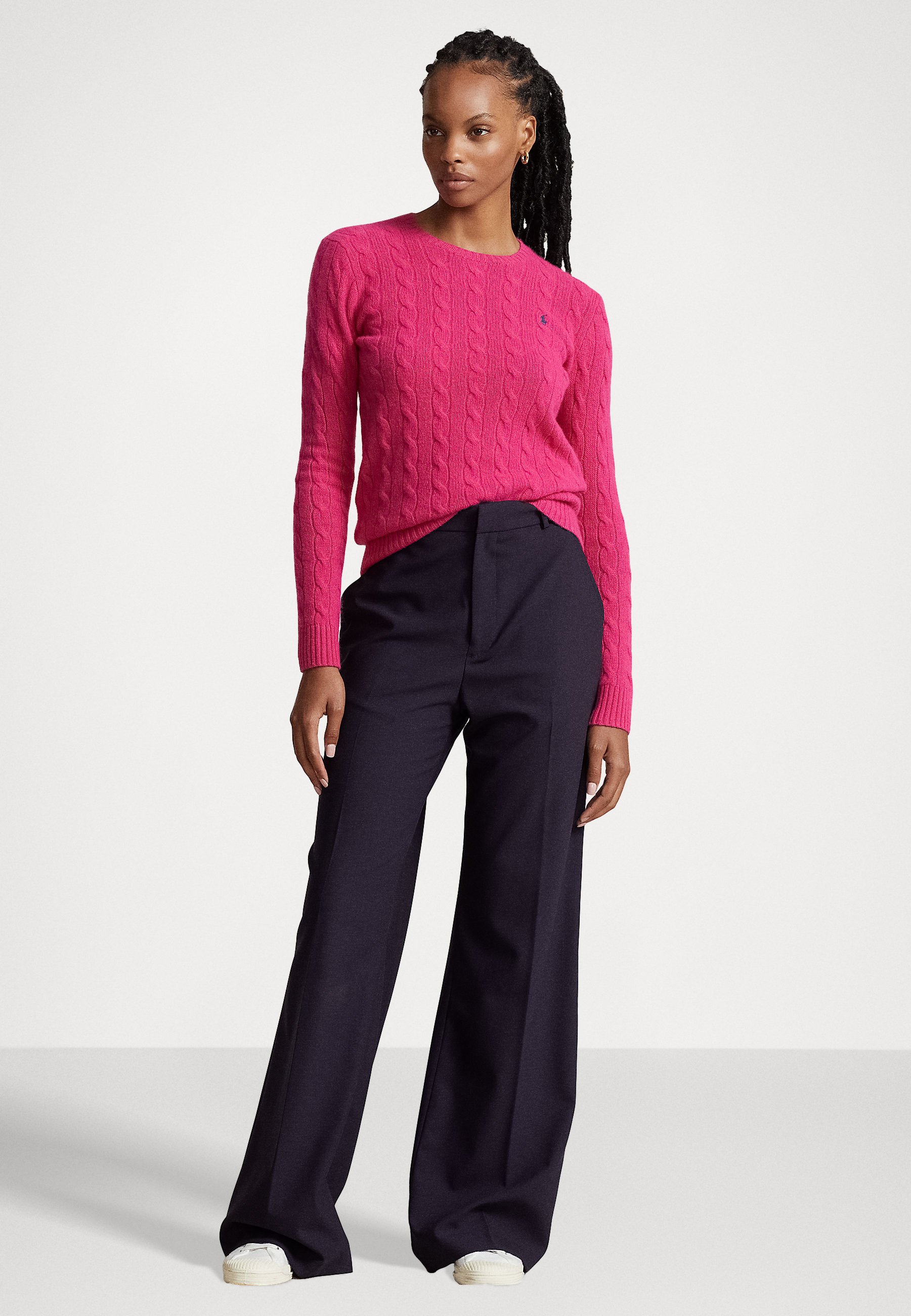Polo Ralph Lauren JULIANNA LONG SLEEVE - Jumper - pink sky/light pink
