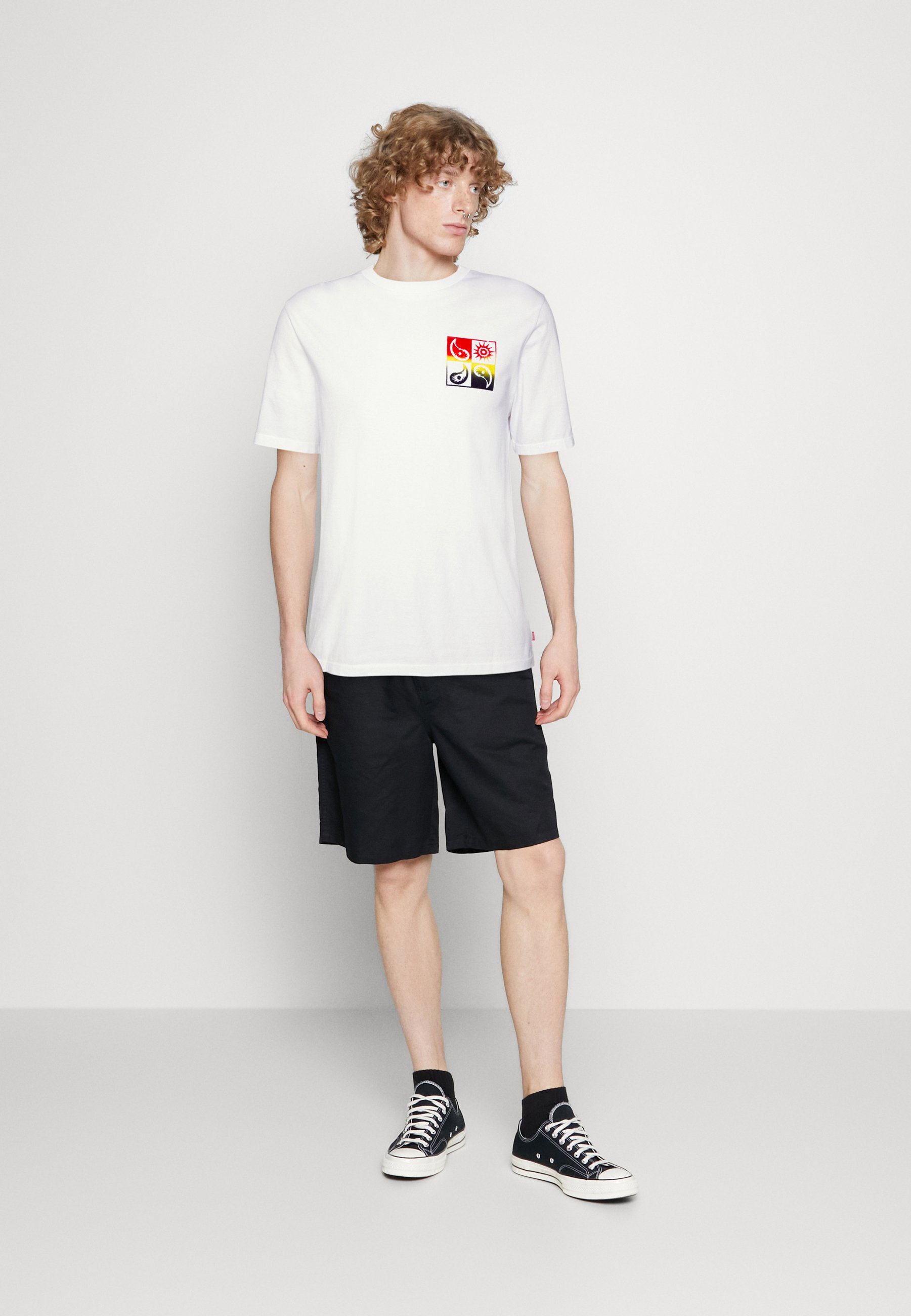 Scotch & Soda MUSIC ARTWORK - Print T-shirt - white