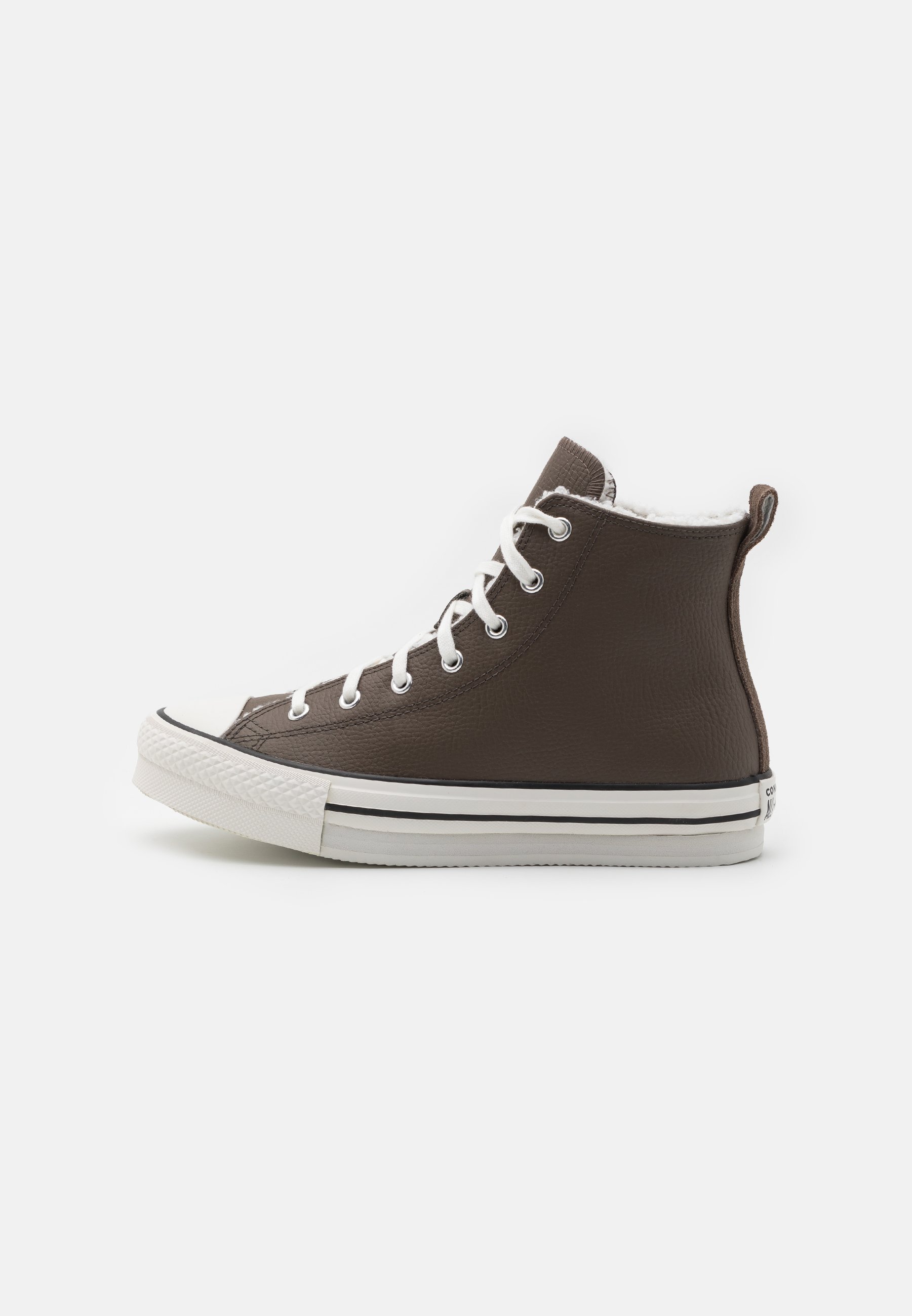 Converse CHUCK TAYLOR ALL STAR UNISEX - High-top trainers - engine smoke/vintage white/brown