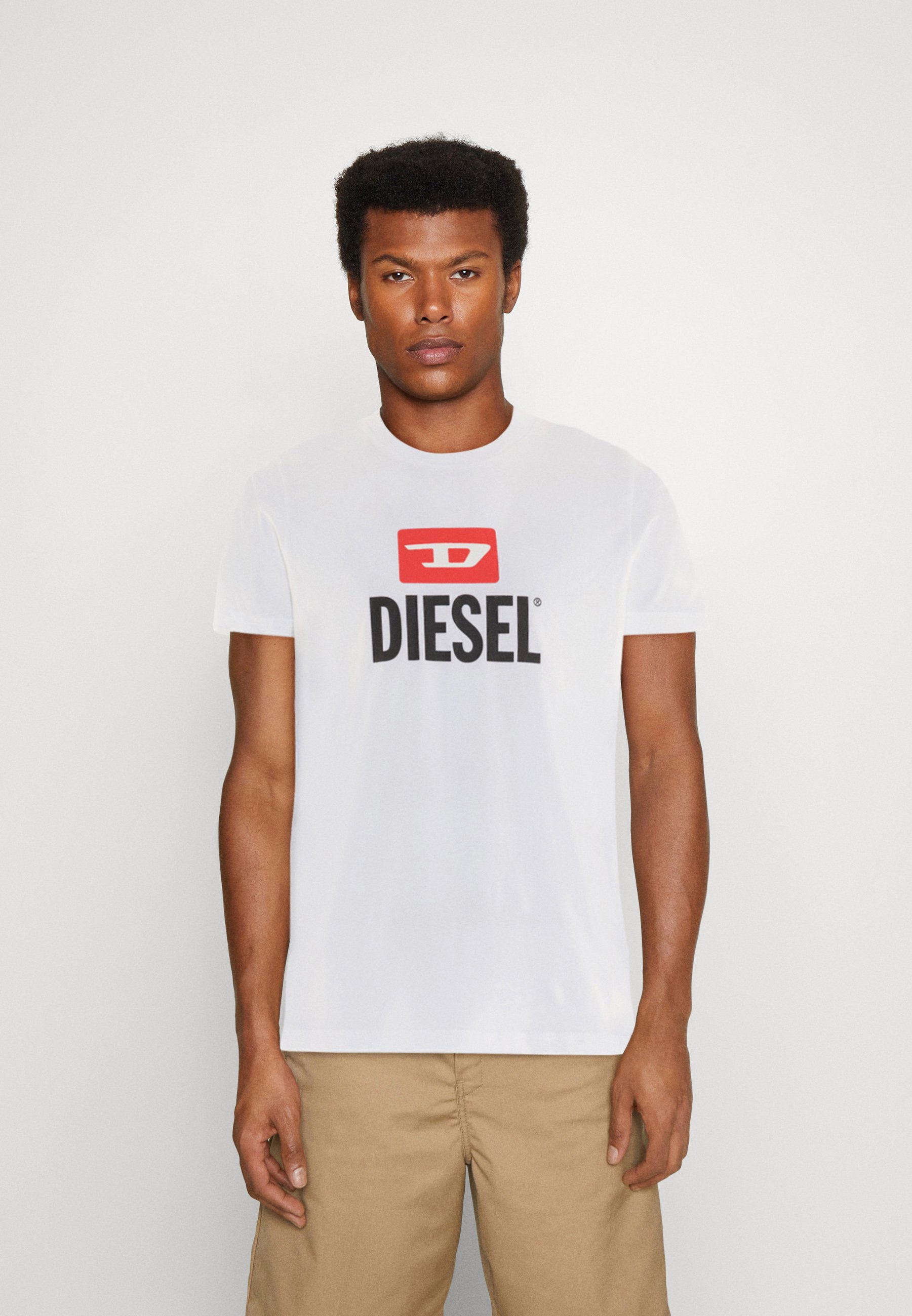 Diesel T-DIEGOR-G15 - Print T-shirt - white