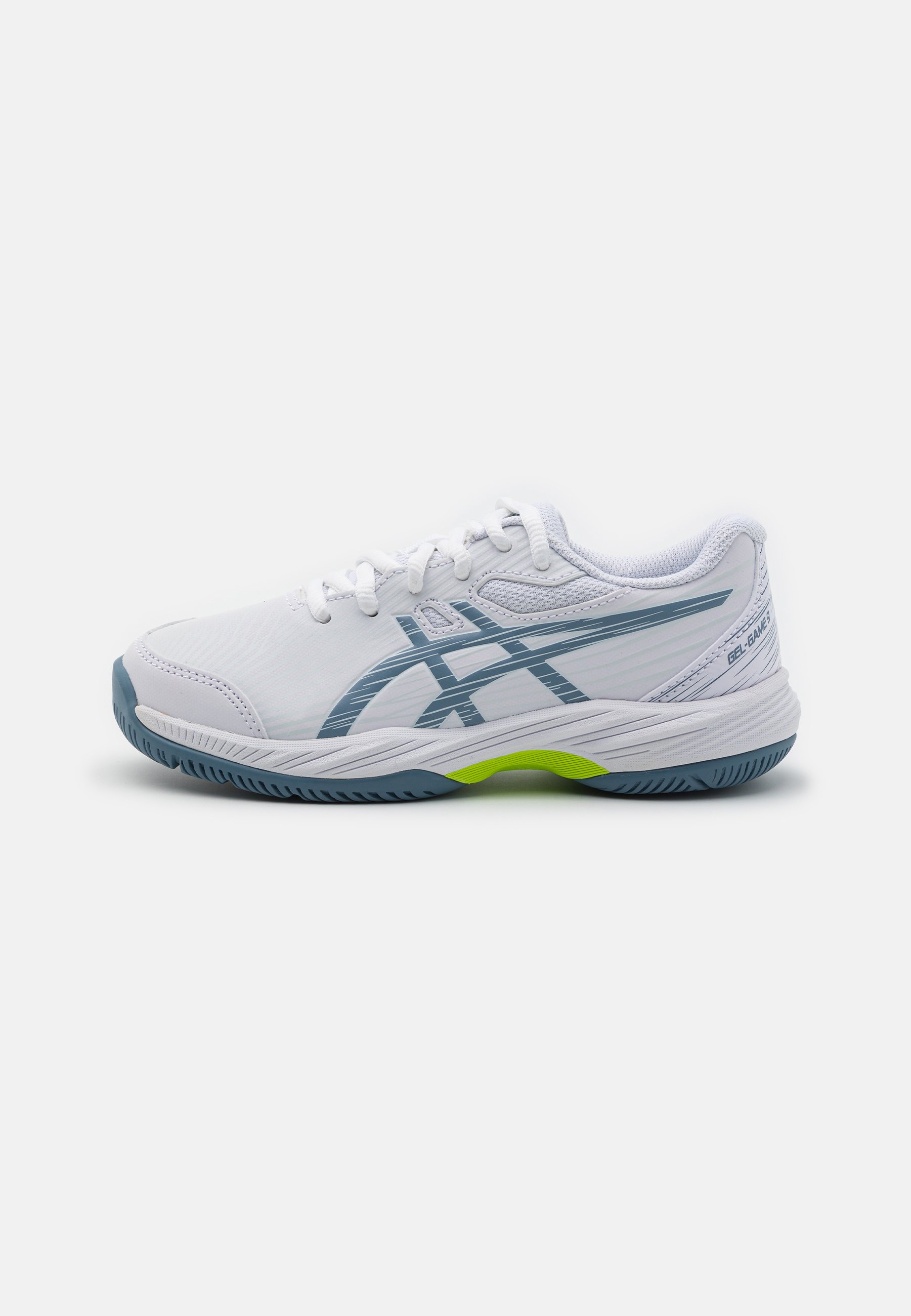 ASICS GEL-GAME 9 UNISEX - Multicourt tennis shoes - white/steel blue/white
