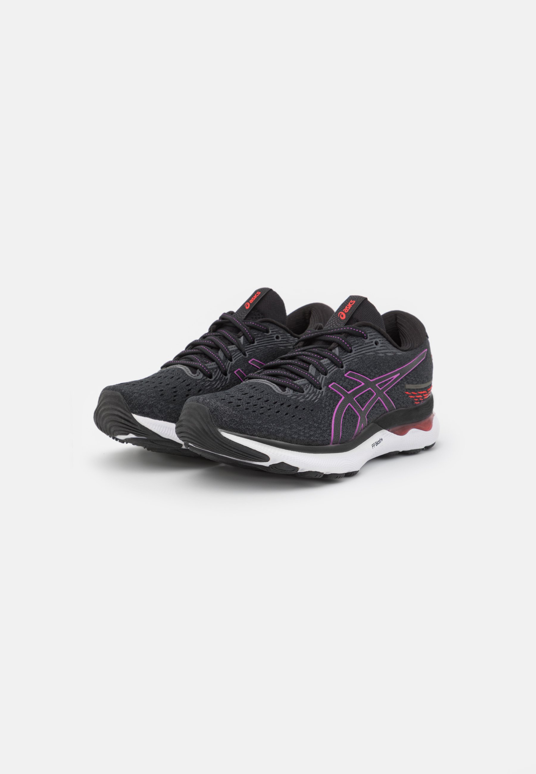 ASICS GEL NIMBUS 24 - Stabilty running shoes - black/orchid/black