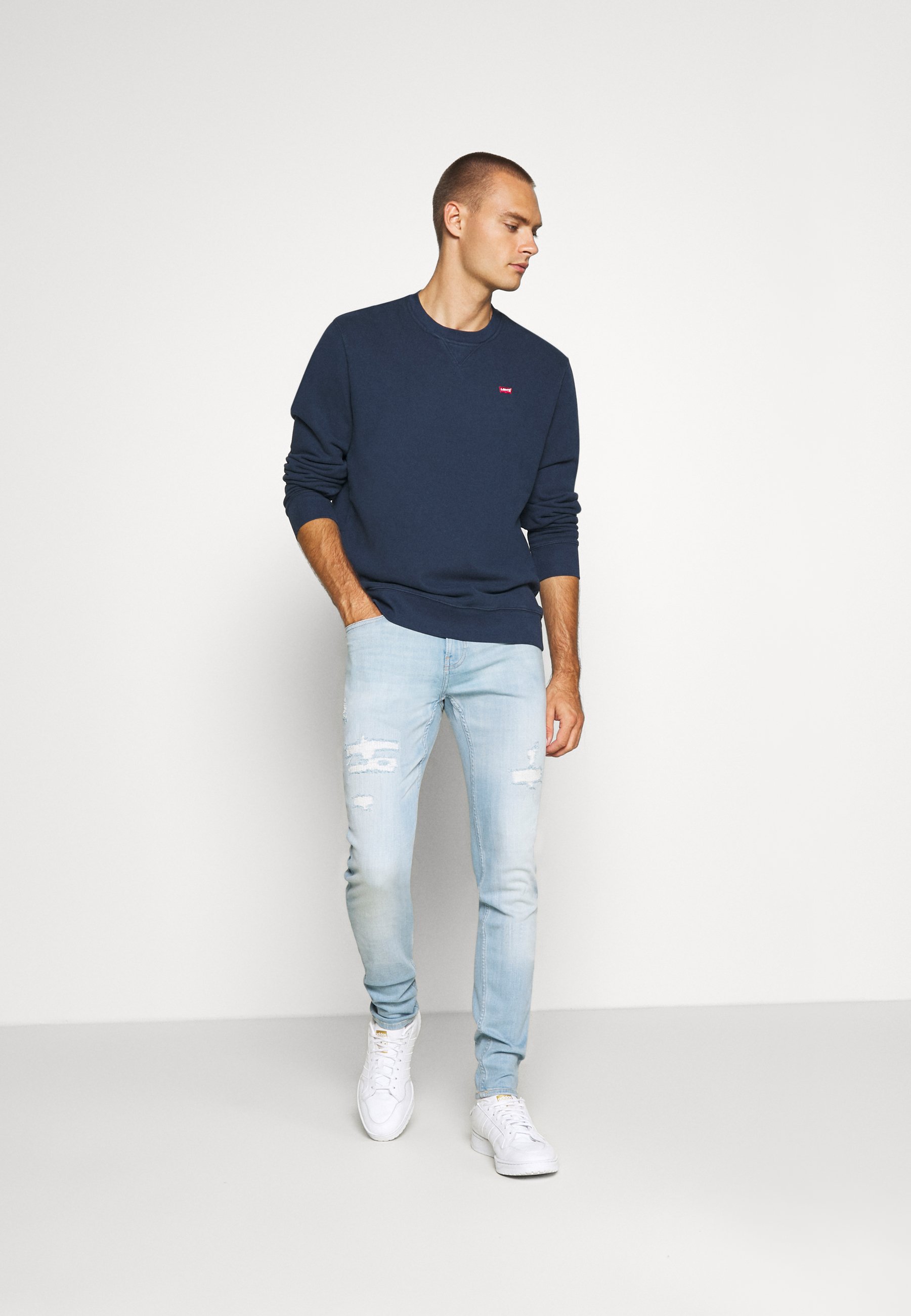 Levi's® NEW ORIGINAL CREW - Sweatshirt - dress blues/dark blue