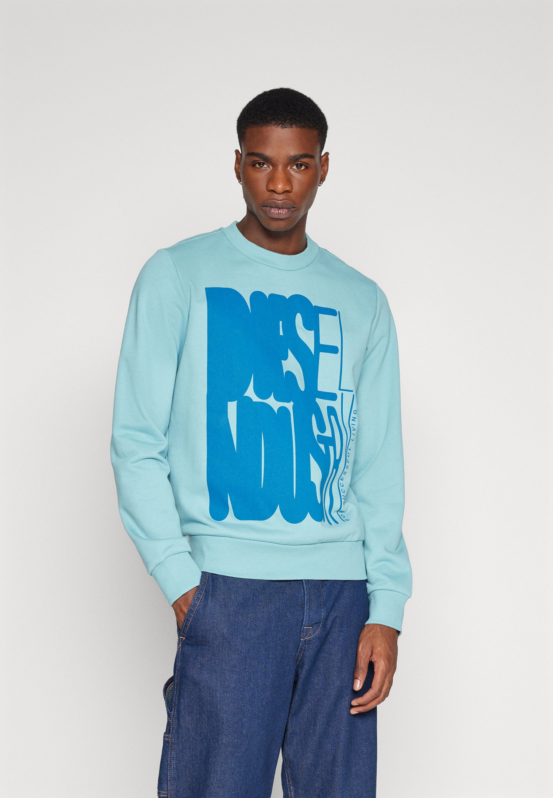 Diesel GINN UNISEX - Sweatshirt - blue