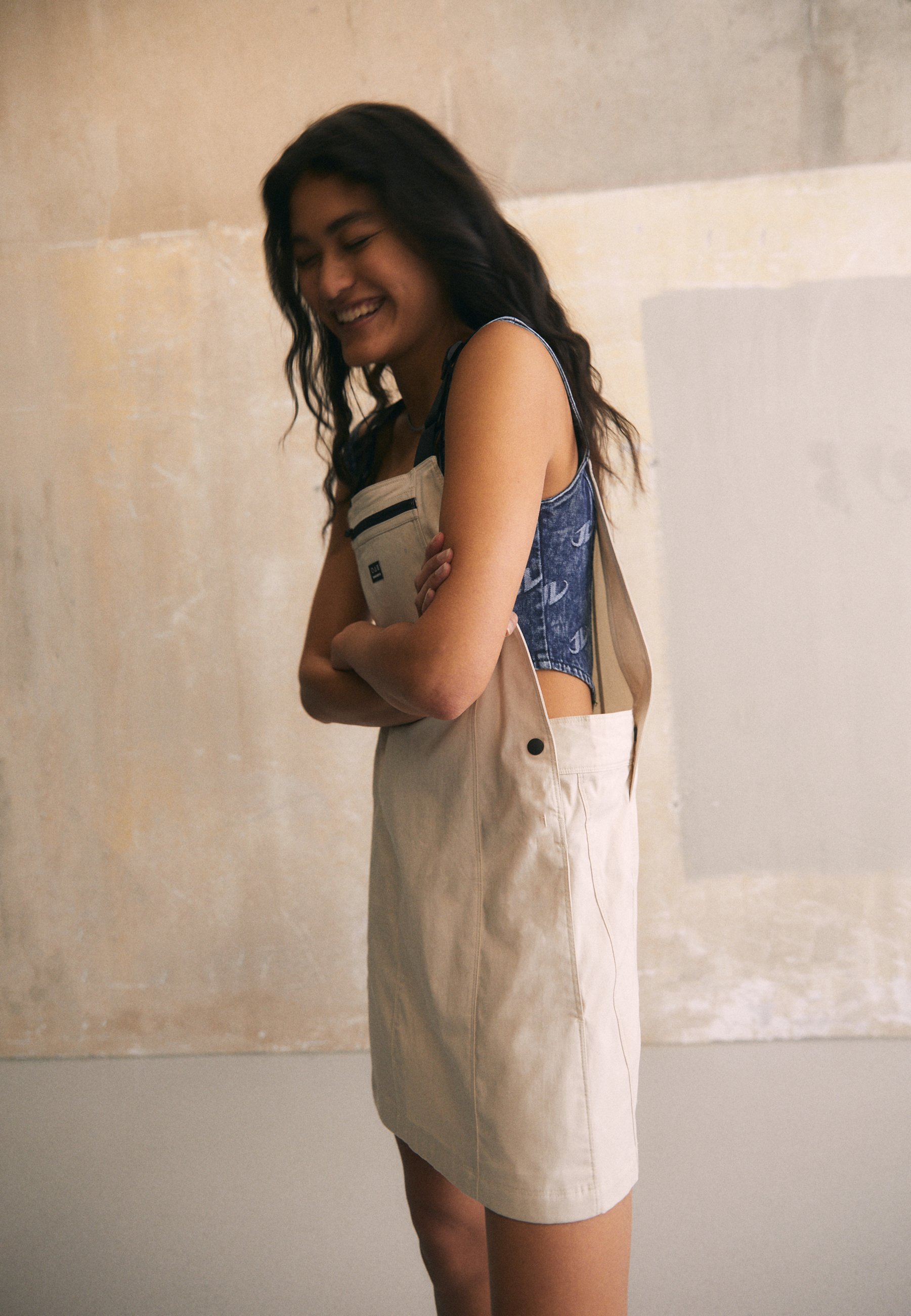 NB DRESS - Day dress - grey/sand