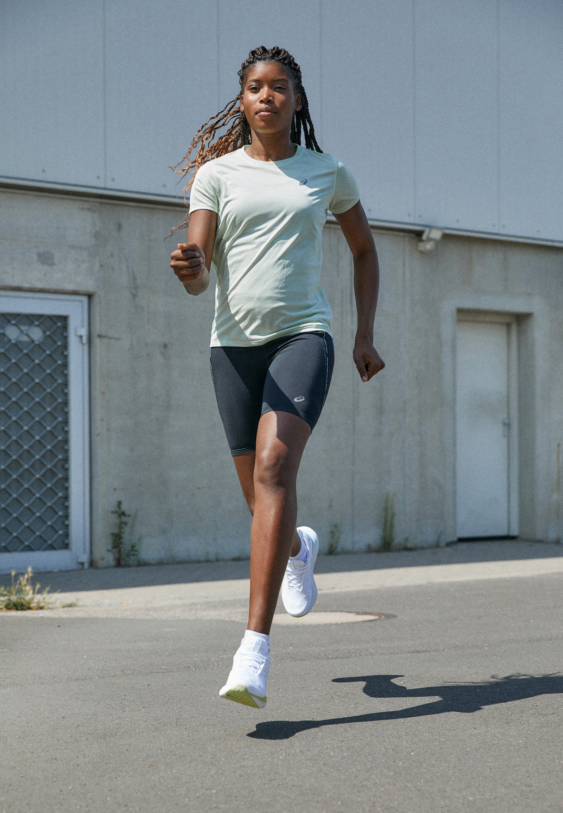 ASICS GEL NIMBUS 25 - Neutral running shoes - white/pure silver/white