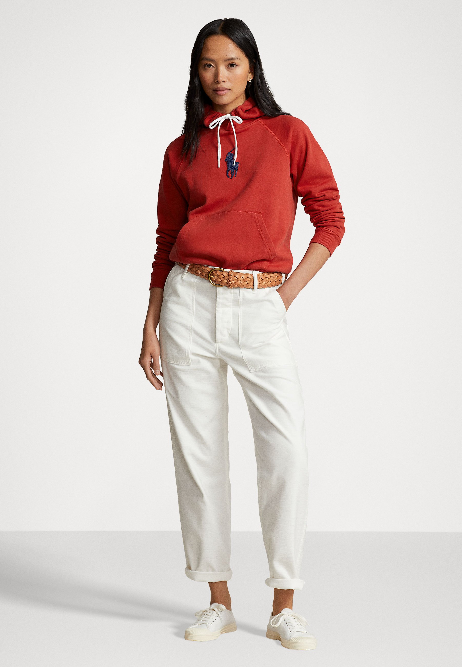 Polo Ralph Lauren LONG SLEEVE - Sweatshirt - faded red/red
