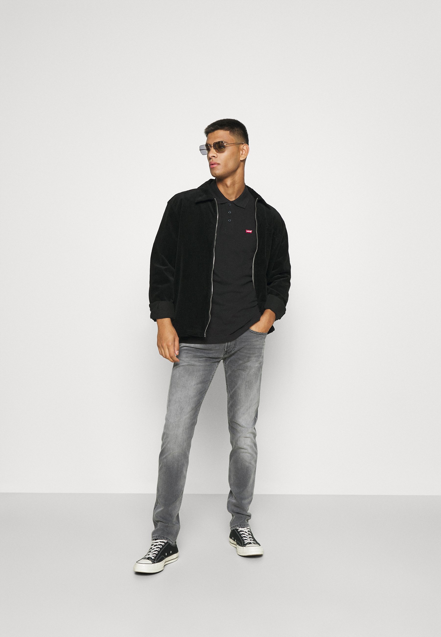 Levi's® Polo shirt - mineral black/black