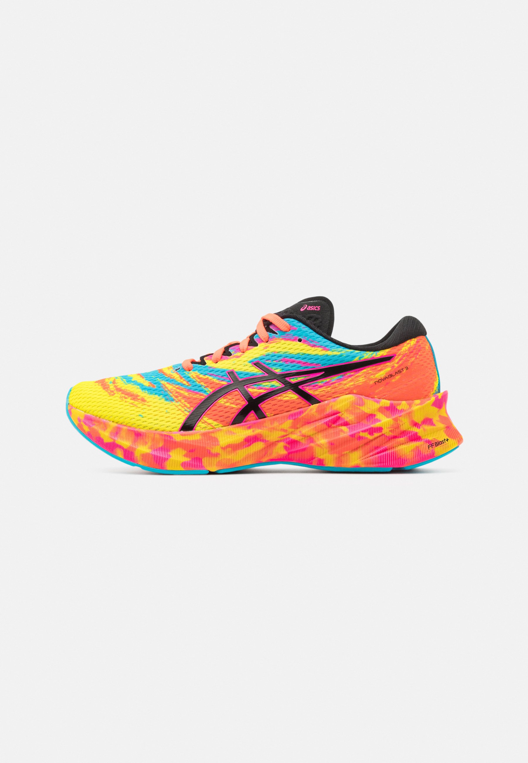 ASICS NOVABLAST 3  - Neutral running shoes - aquarium/vibrant yellow/blue