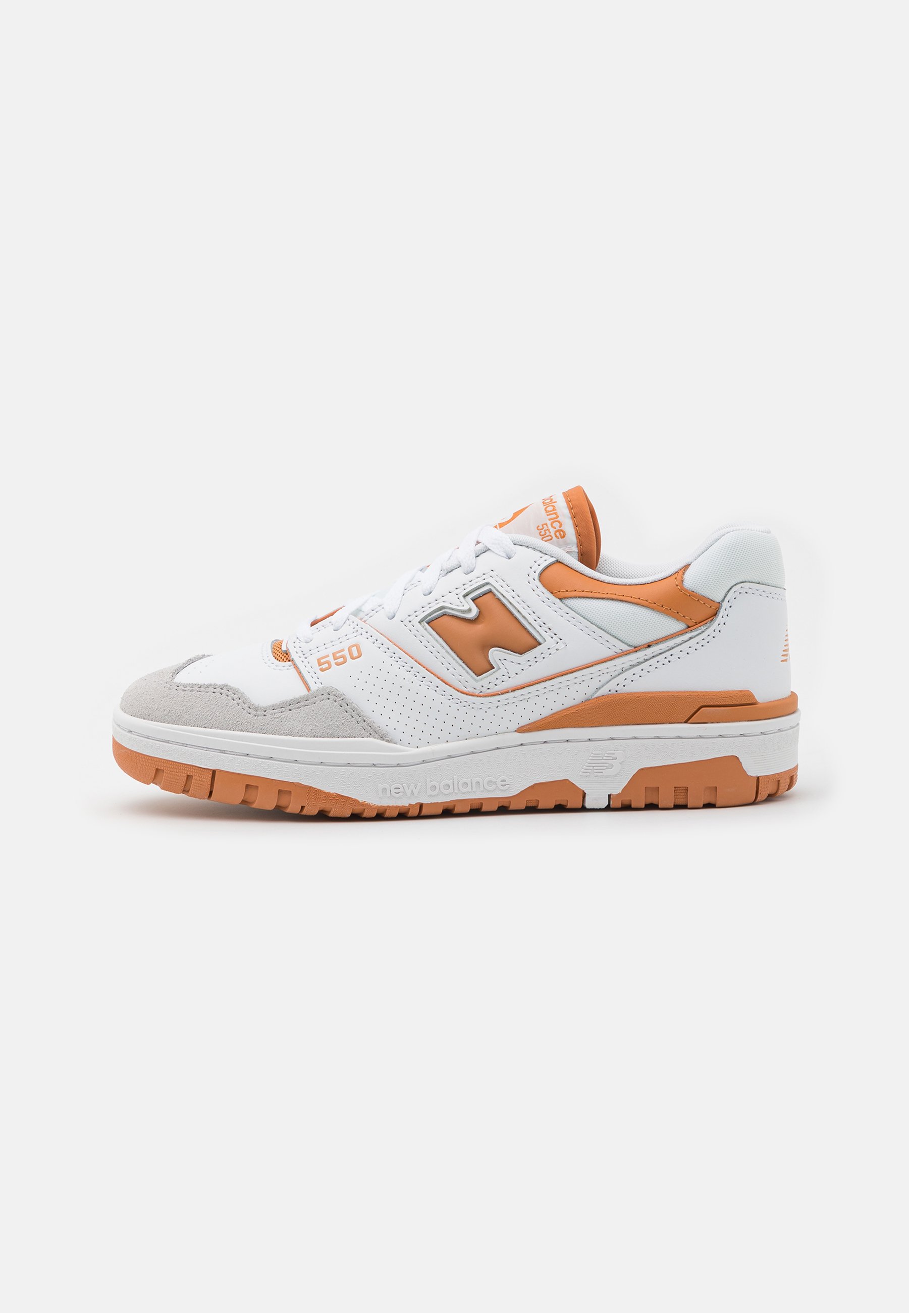 NB BB550 UNISEX - Trainers - white/mottled orange/white