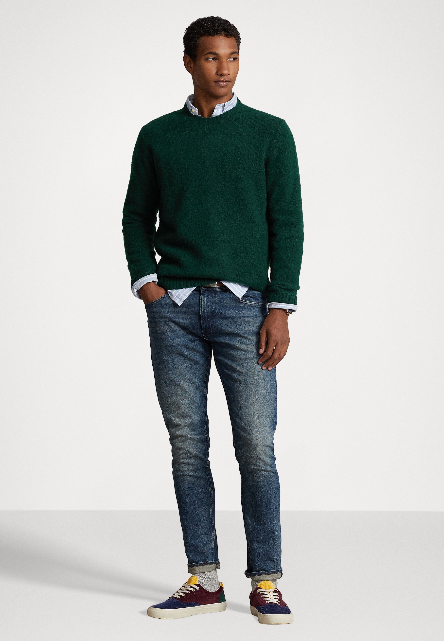Polo Ralph Lauren LONG SLEEVE - Jumper - green
