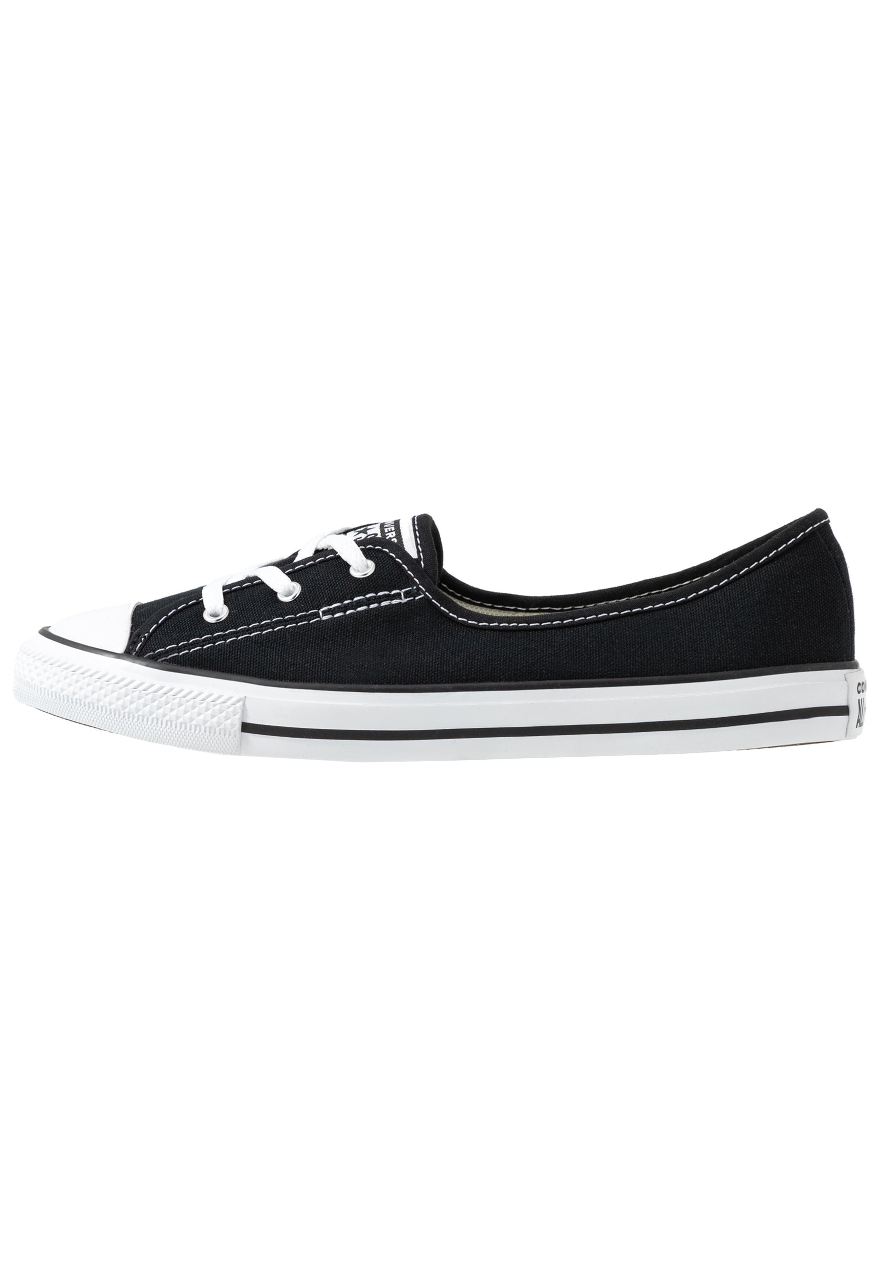 Converse CHUCK TAYLOR ALL STAR BALLET LACE - Slip-ons - black/white/black