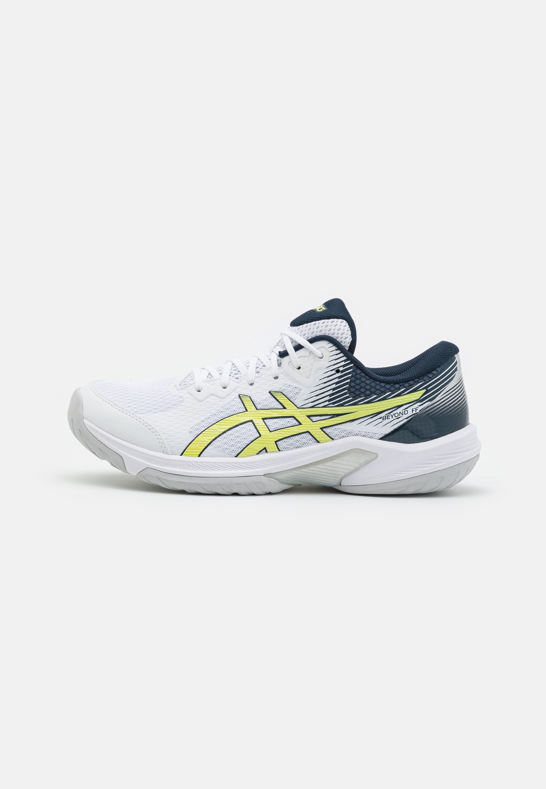 ASICS GEL-BEYOND 7 - Handball shoes - white/glow yellow/white