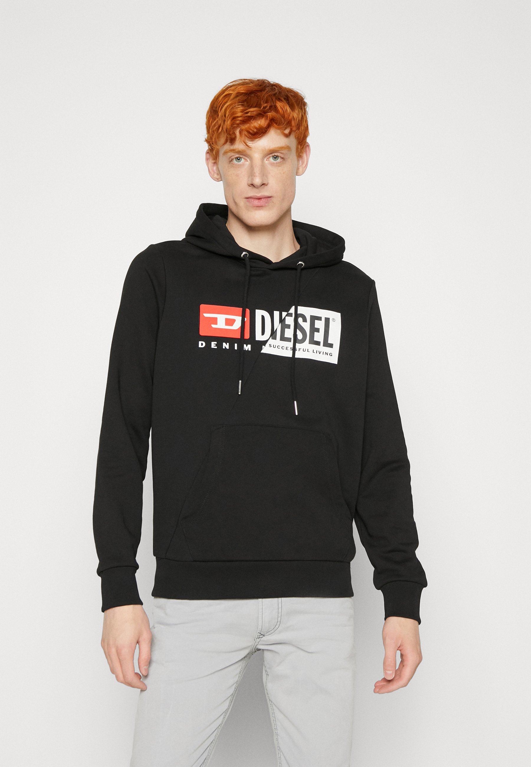 Diesel GIRK HOOD CUTY - Hoodie - black