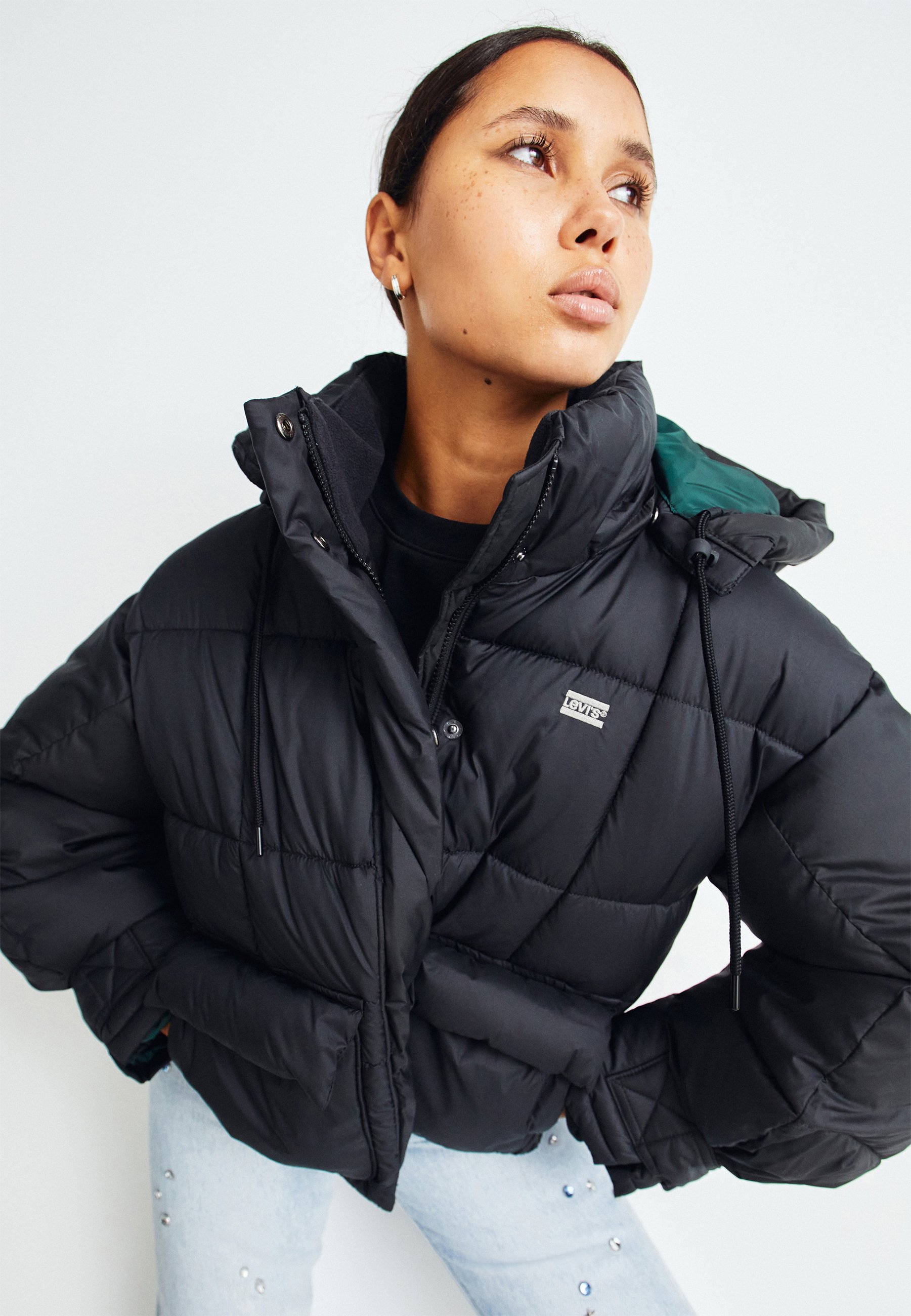 Levi's® BABY TRAPEZE PUFF - Winter jacket - caviar/black