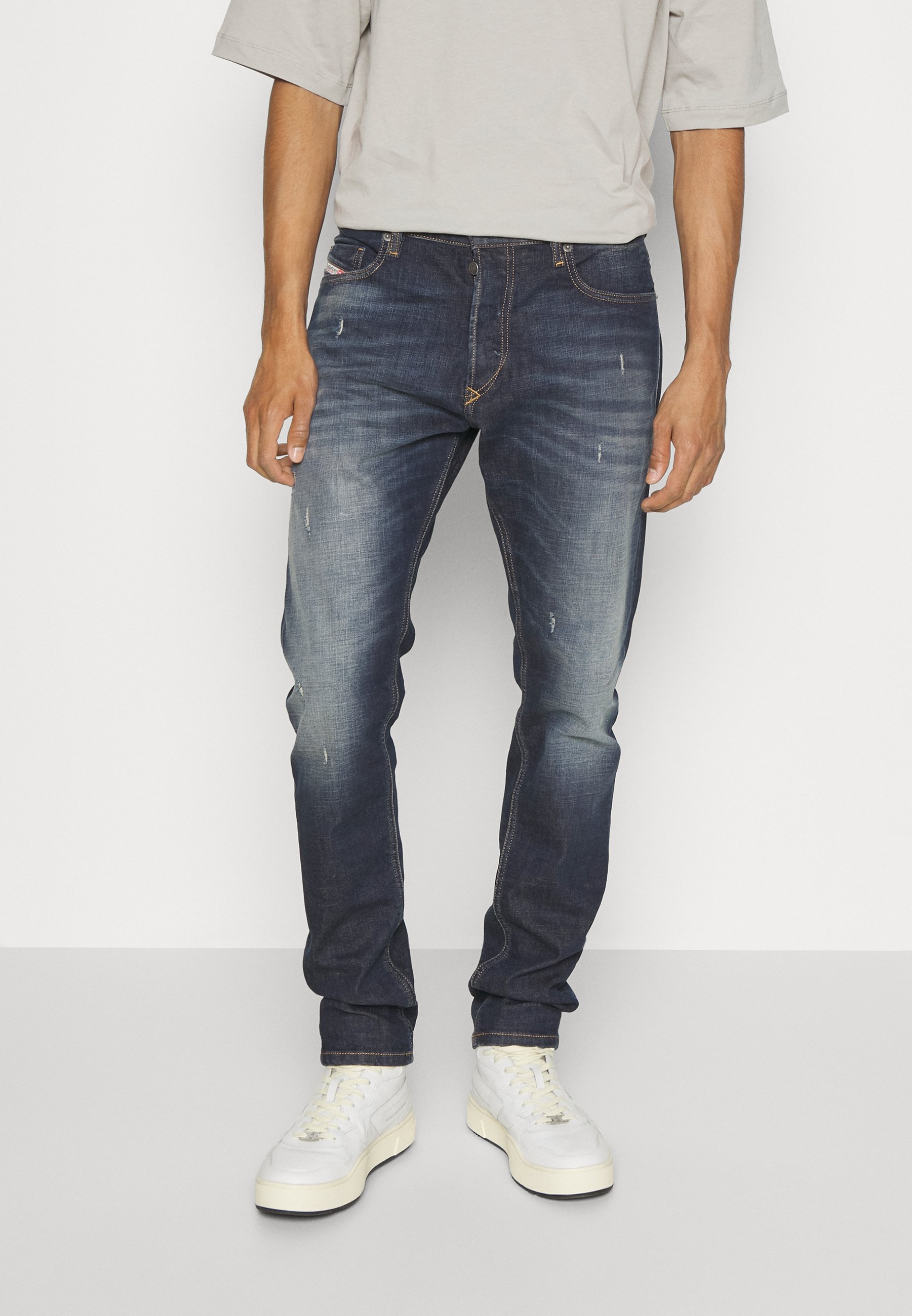 Diesel TEPPHAR-X - Straight leg jeans - r87at/dark-blue denim