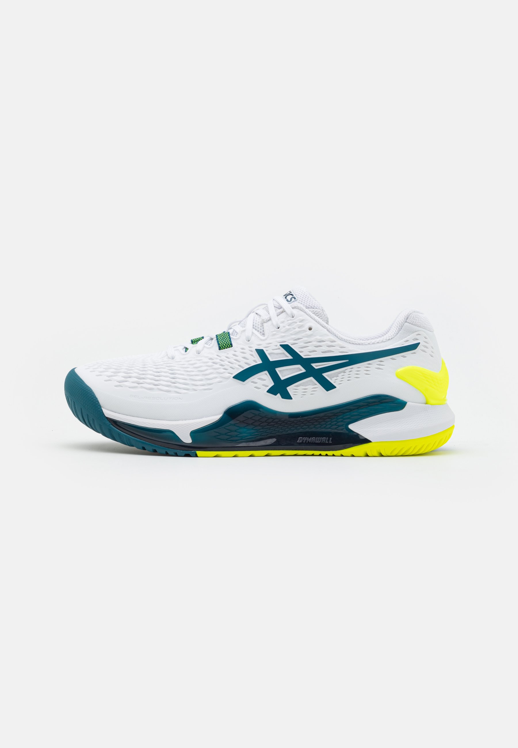 ASICS GEL-RESOLUTION 9 - Multicourt tennis shoes - white/restful teal/white