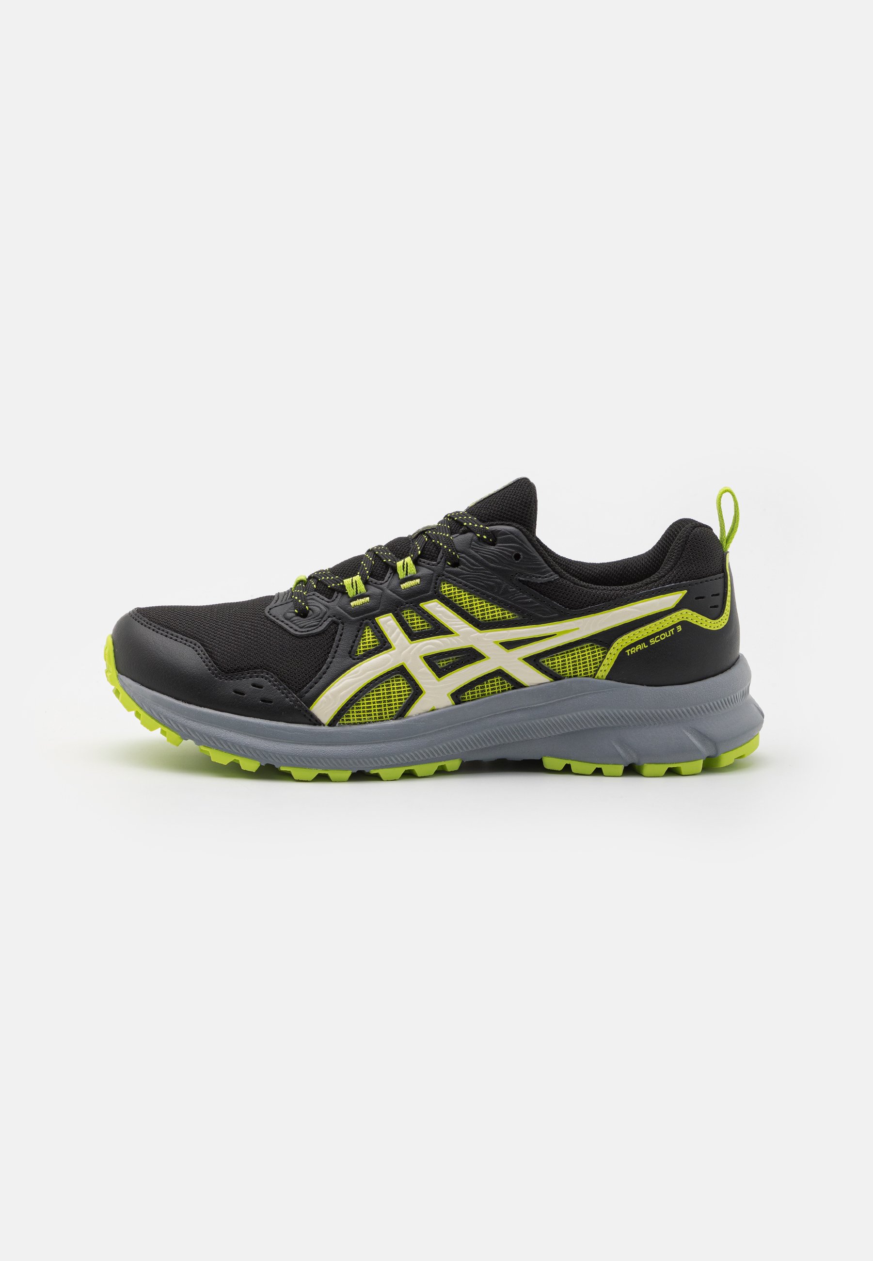 ASICS TRAIL SCOUT 3 - Trail running shoes - black/birch/black