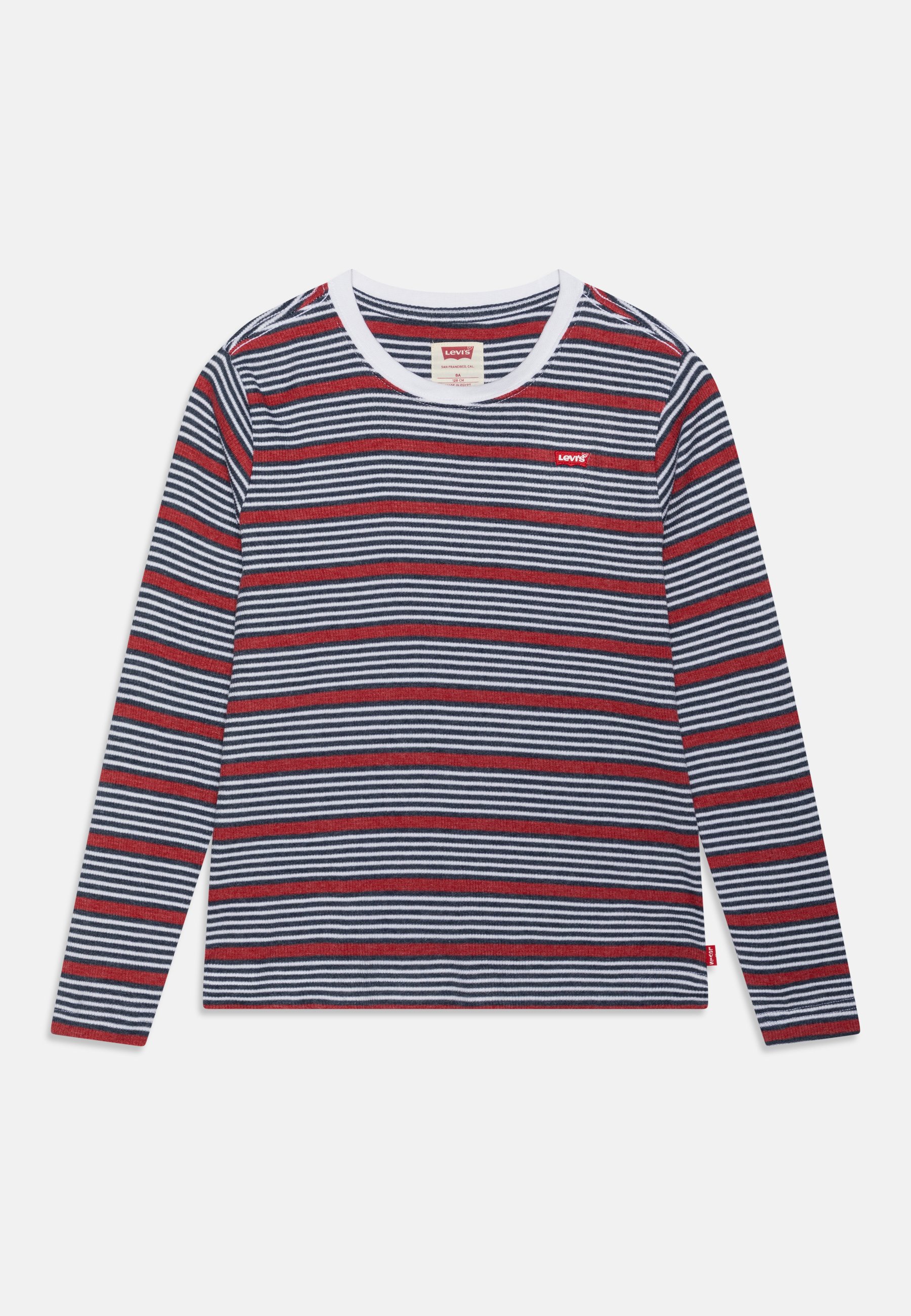 Levi's® STRIPED THERMAL - Long sleeved top - bright white/white