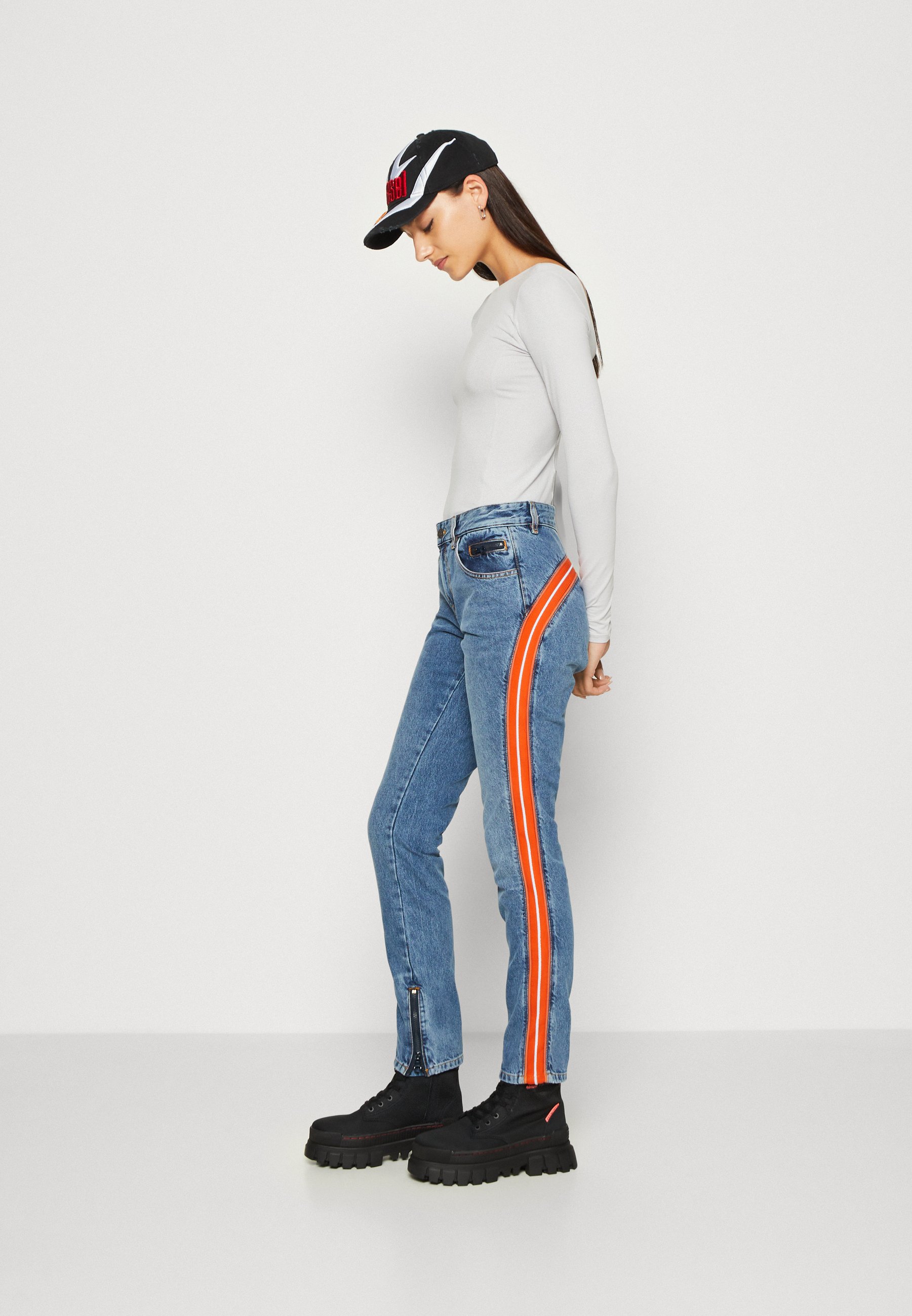 Diesel D VISION S - Straight leg jeans - denim/blue denim