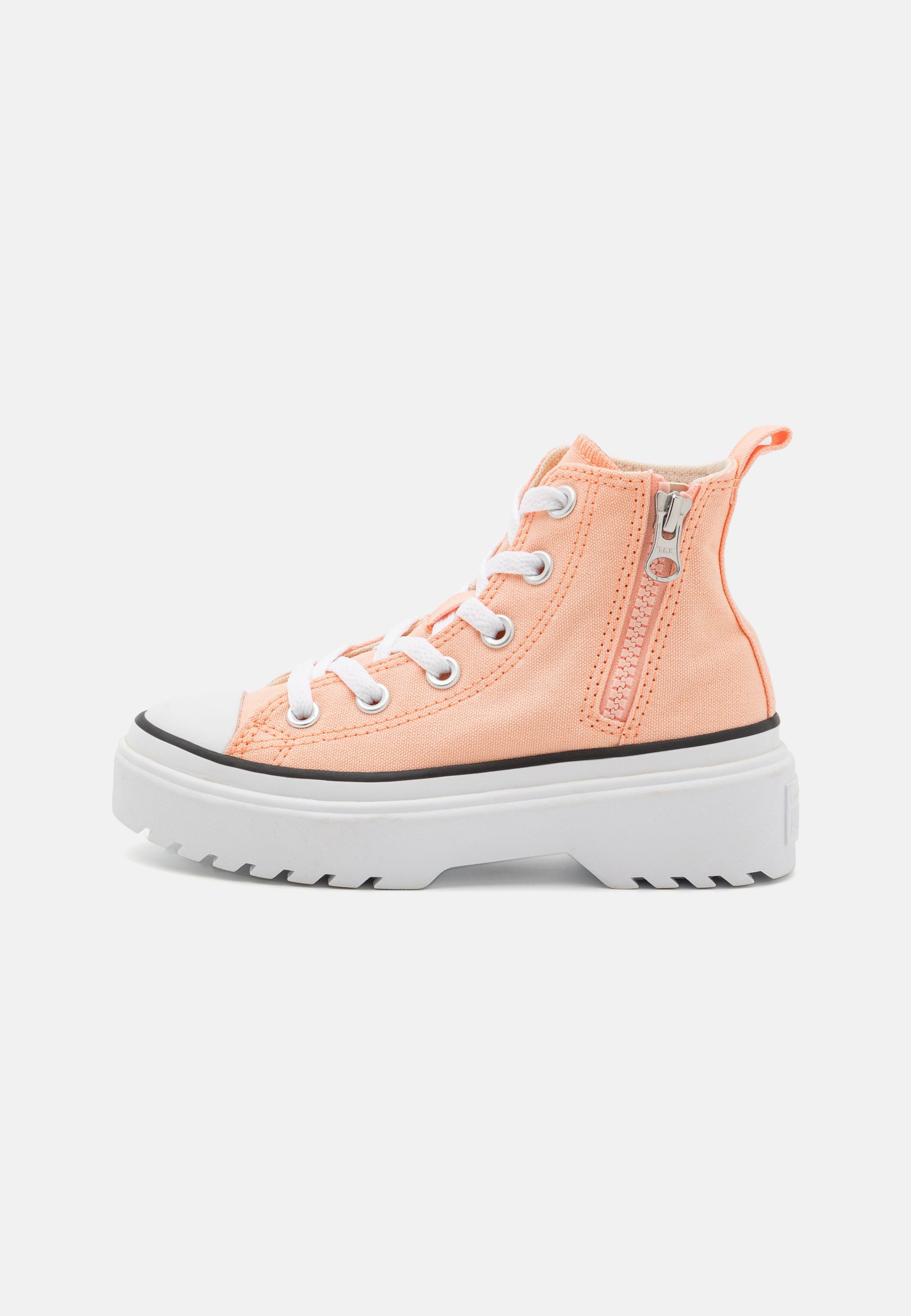 Converse CHUCK TAYLOR ALL STAR LUGGED LIFT PLATFORM - High-top trainers - cheeky coral/white/black/coral