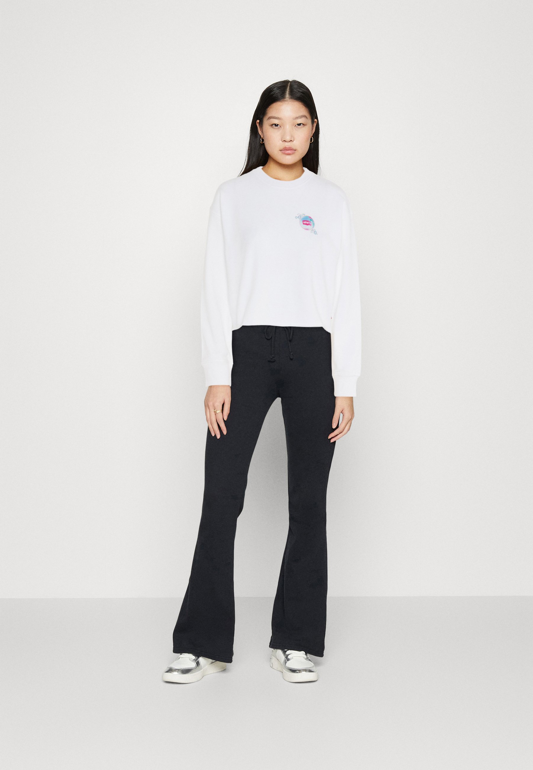 Levi's® CUTOFF STANDARD CREW - Sweatshirt - neutrals/white