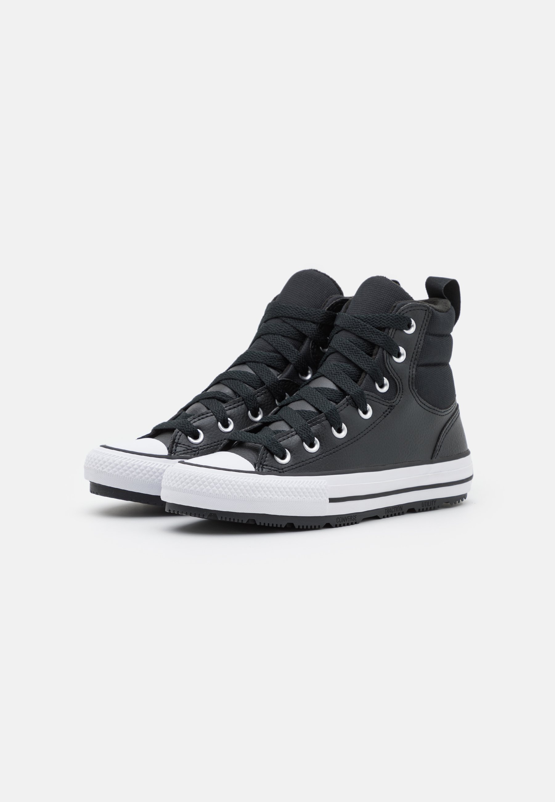 Converse CHUCK TAYLOR ALL STAR BERKSHIRE UNISEX - High-top trainers - black/white/black