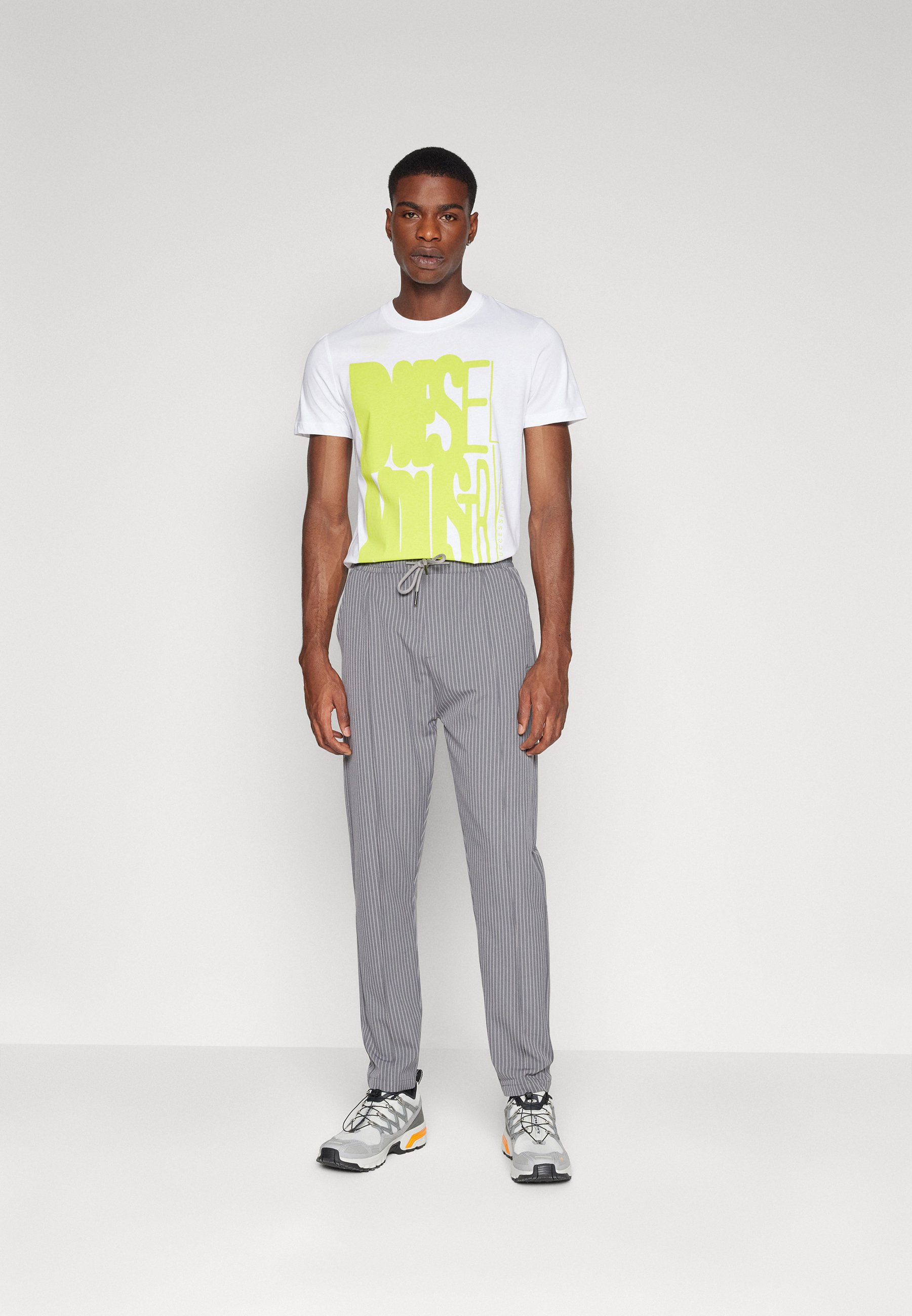 Diesel EGOR UNISEX - Print T-shirt - white
