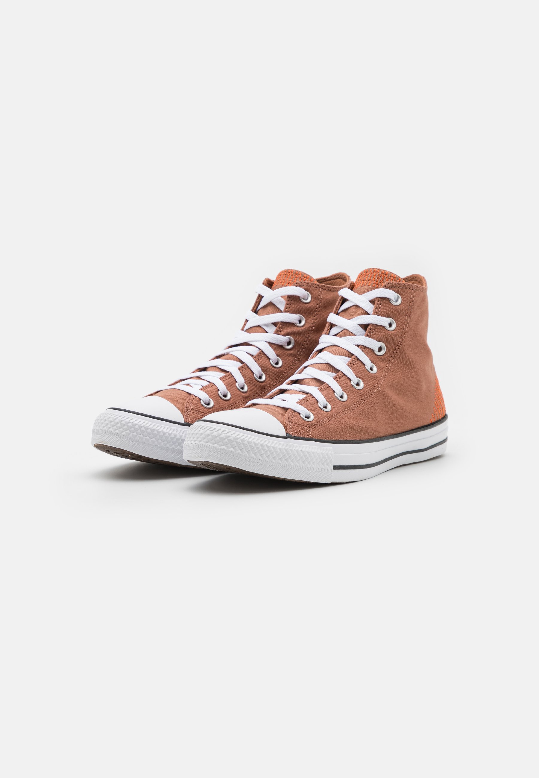 Converse CHUCK TAYLOR ALL STAR UNISEX - High-top trainers - mineral clay/white/bold mandarin/brown