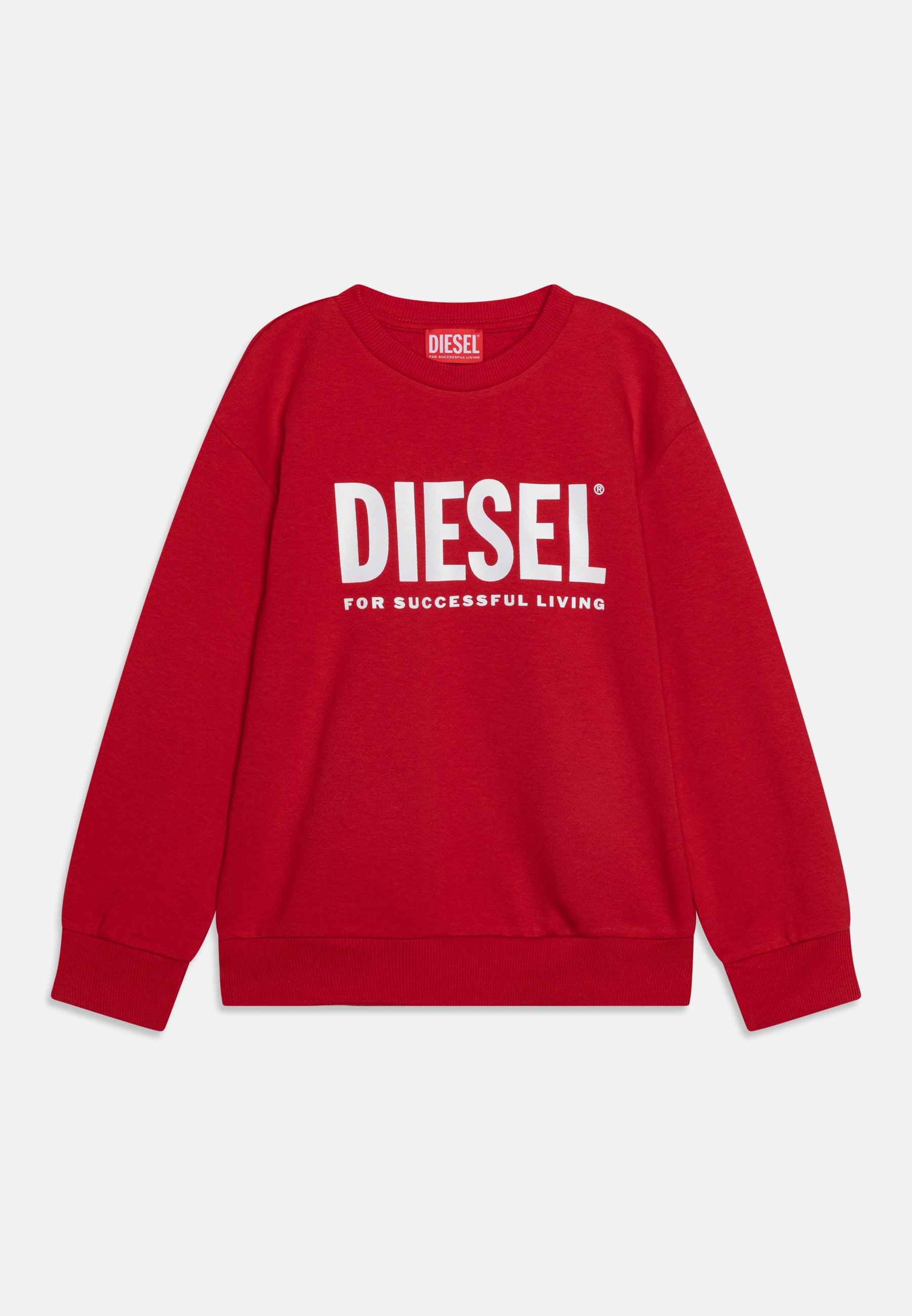 Diesel LSFORT DI OVER UNISEX - Sweatshirt - new red/red