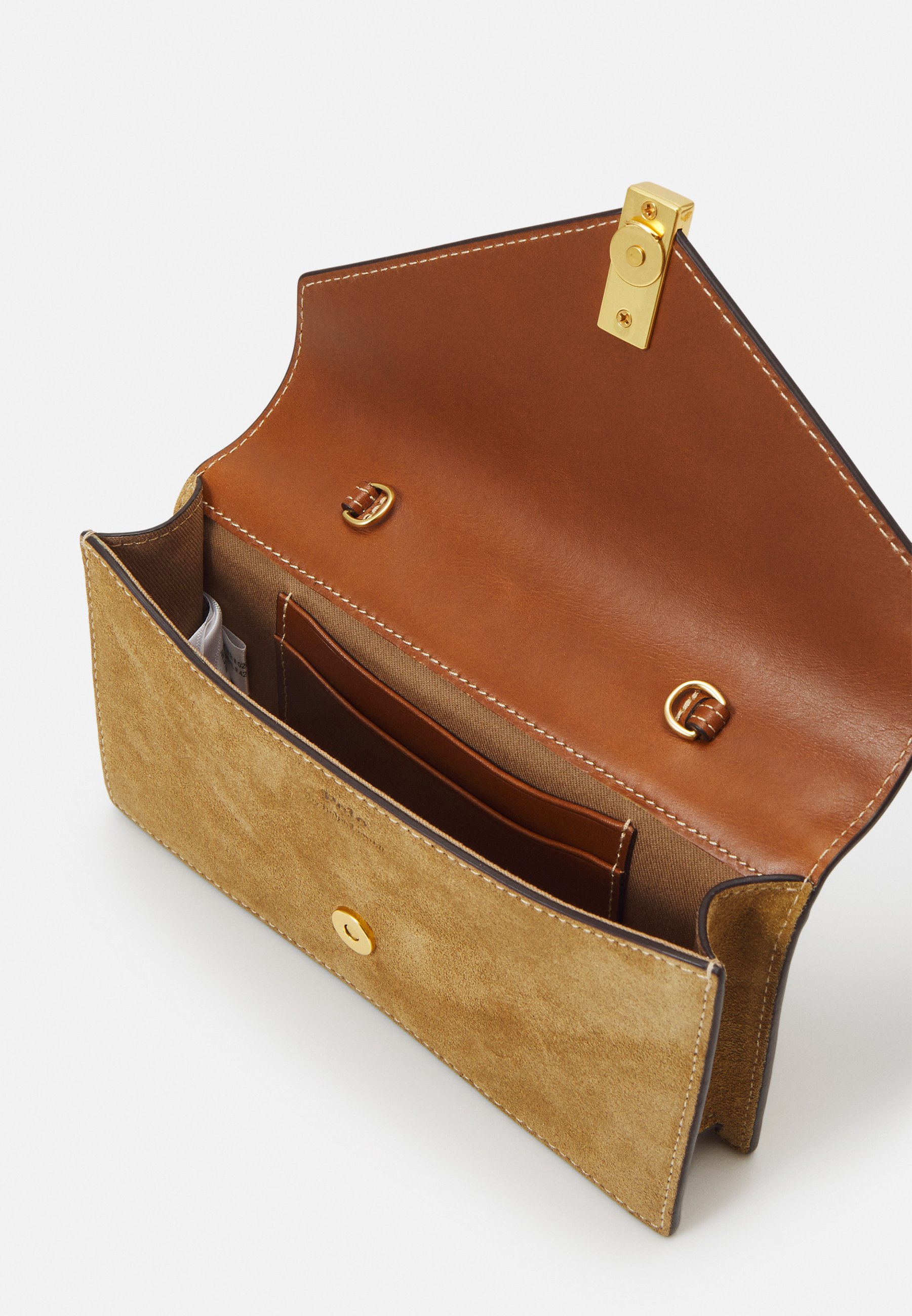 Polo Ralph Lauren ON A CHAIN SMALL - Across body bag - caramel/cuoio/camel
