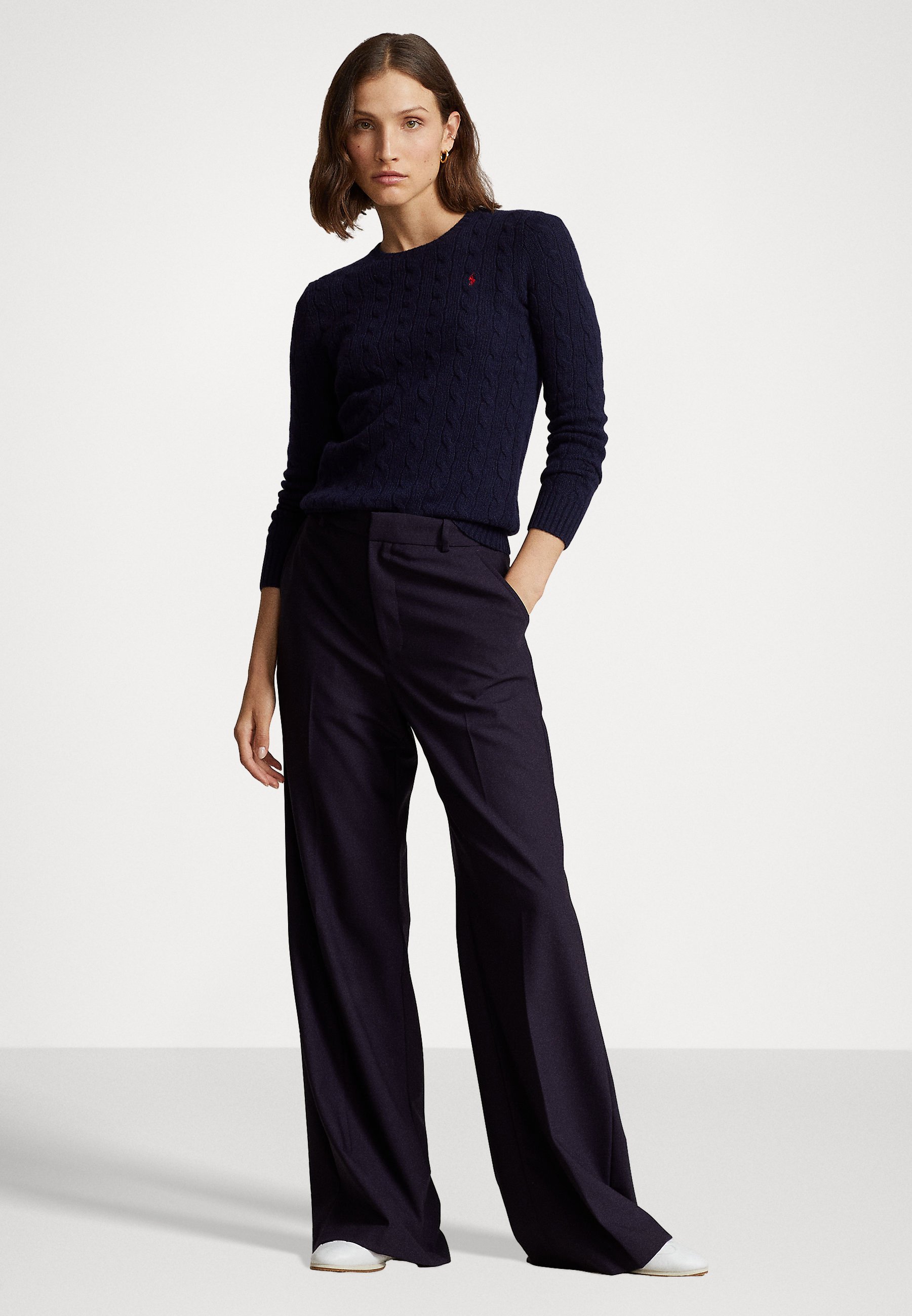 Polo Ralph Lauren JULIANNA LONG SLEEVE - Jumper - hunter navy/dark blue