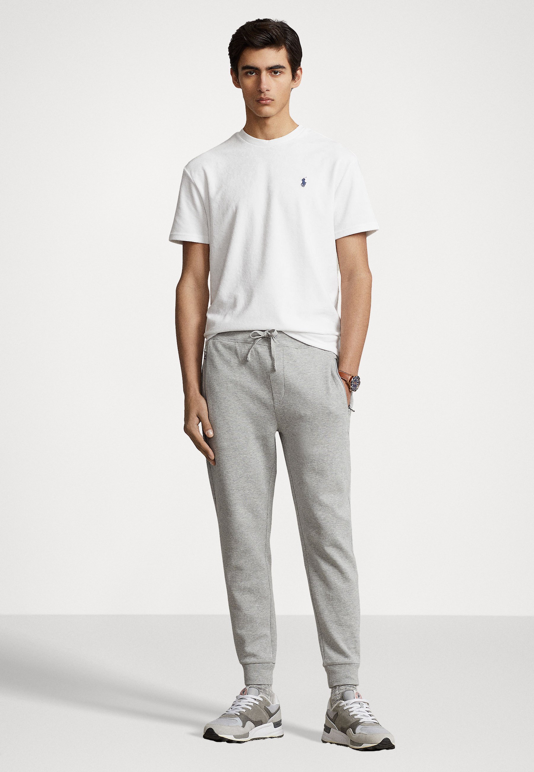 Polo Ralph Lauren CLASSIC FIT TERRY T-SHIRT - Basic T-shirt - white
