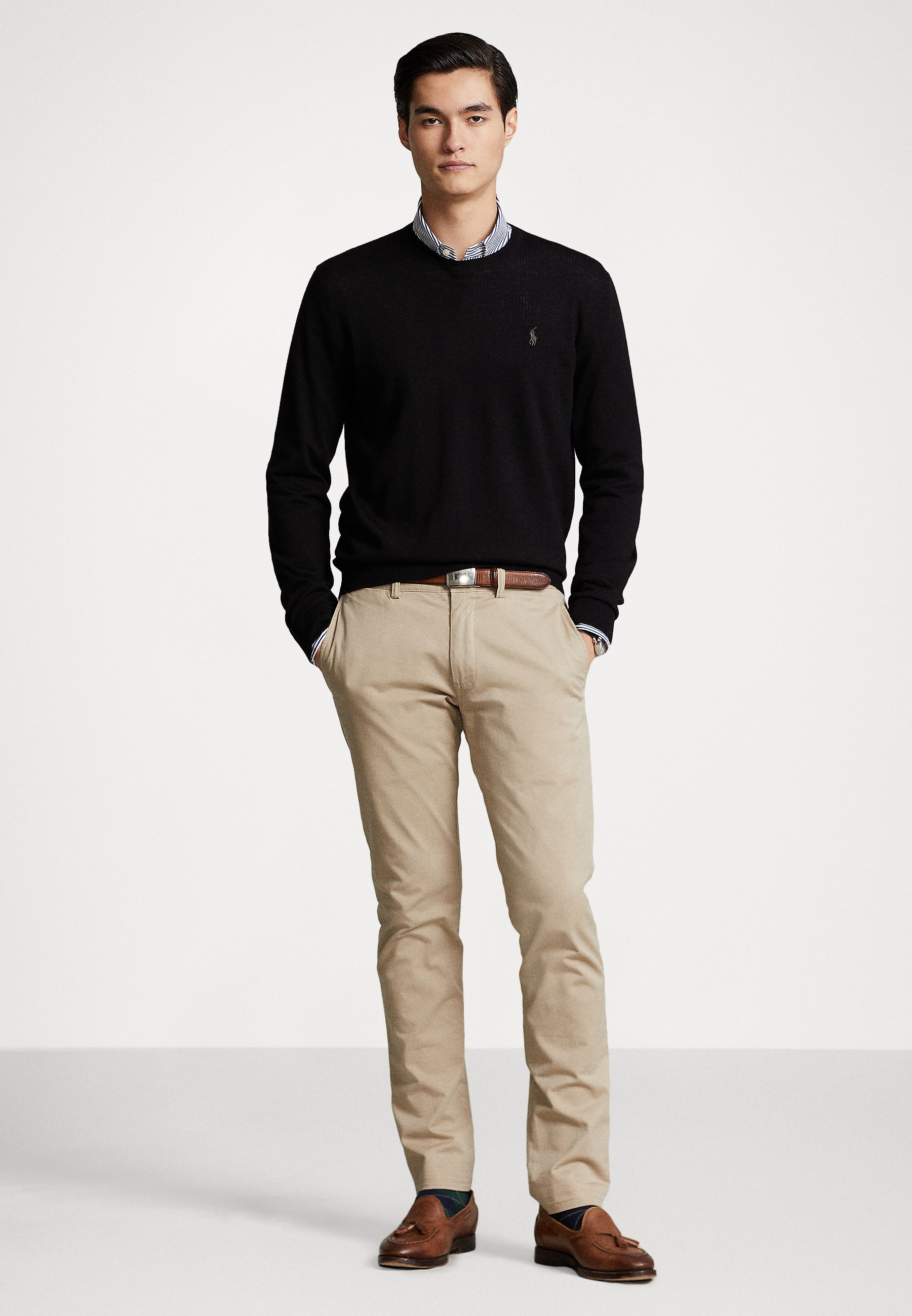 Polo Ralph Lauren LONG SLEEVE - Jumper - black