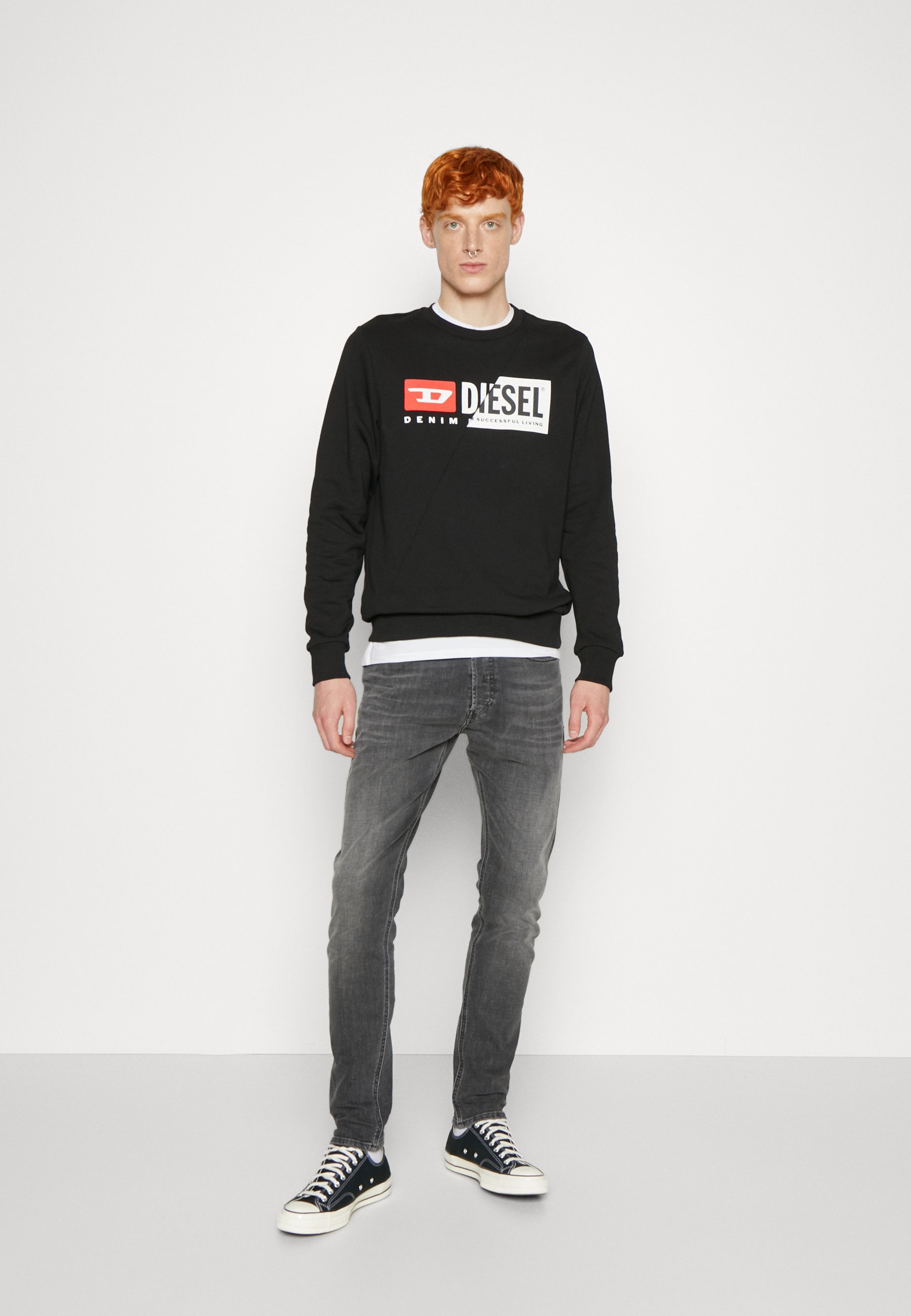 Diesel GIRK CUTY - Sweatshirt - black