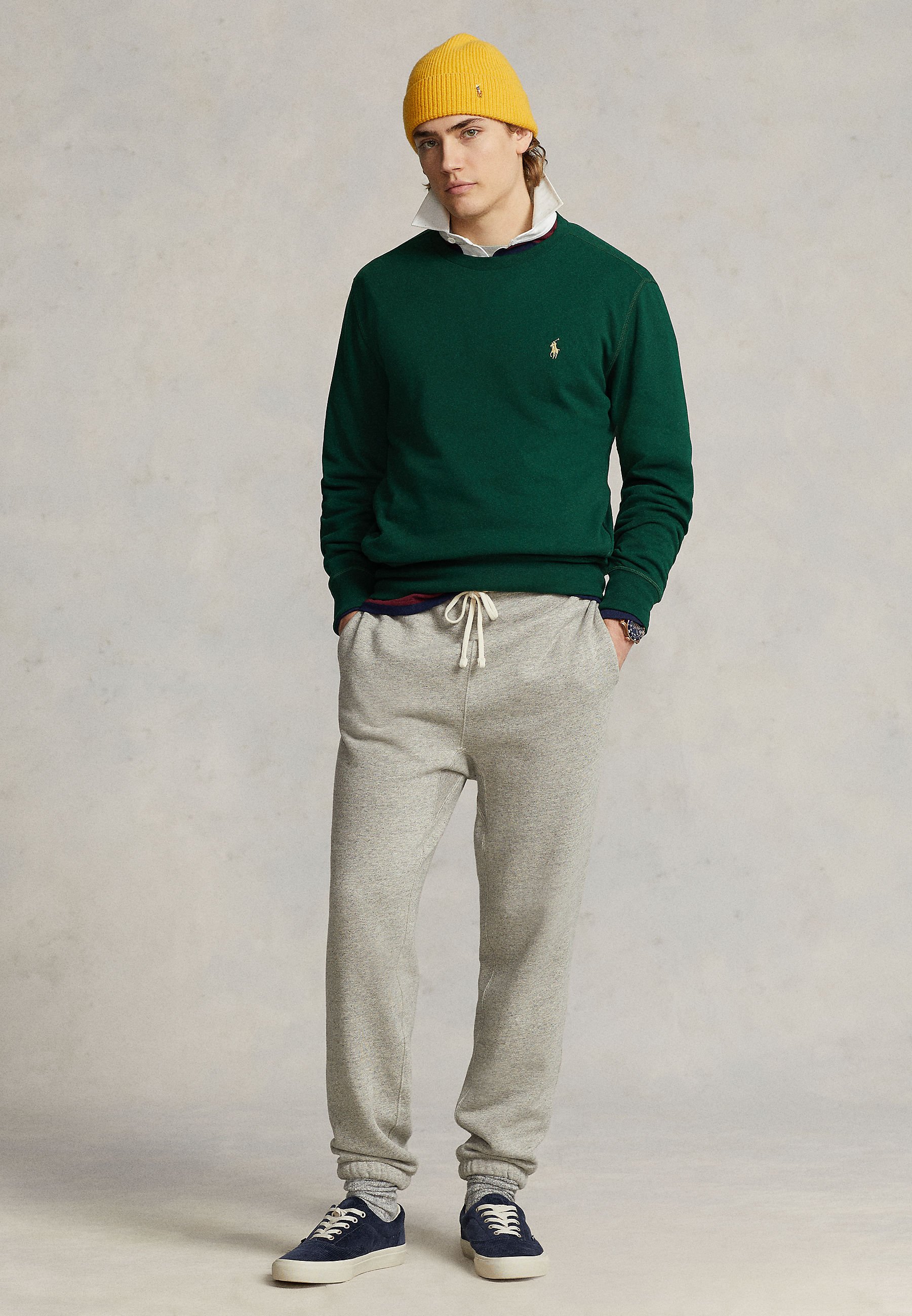 Polo Ralph Lauren LONG SLEEVE - Sweatshirt - moss agate/green
