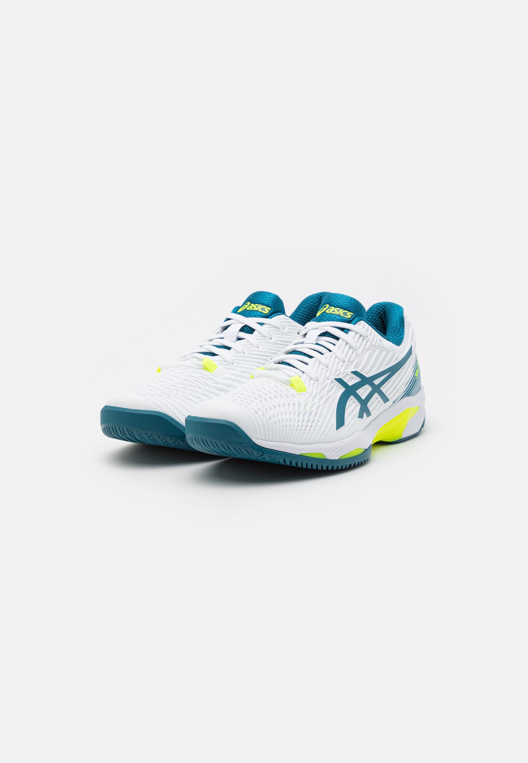 ASICS SOLUTION SPEED FF 2 - Multicourt tennis shoes - white/restful teal/white