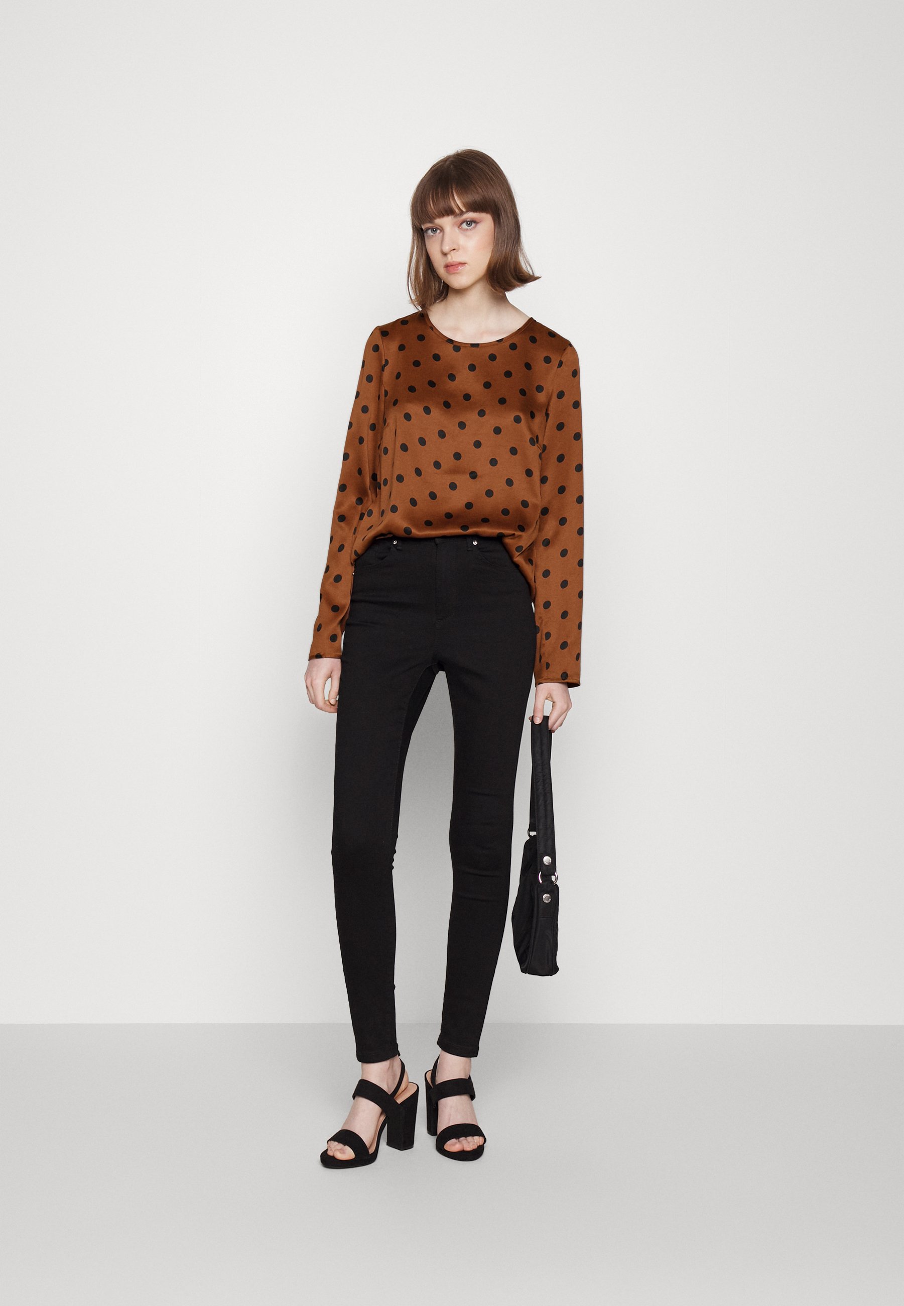Vero Moda VMESSI - Blouse - aztec catya/brown