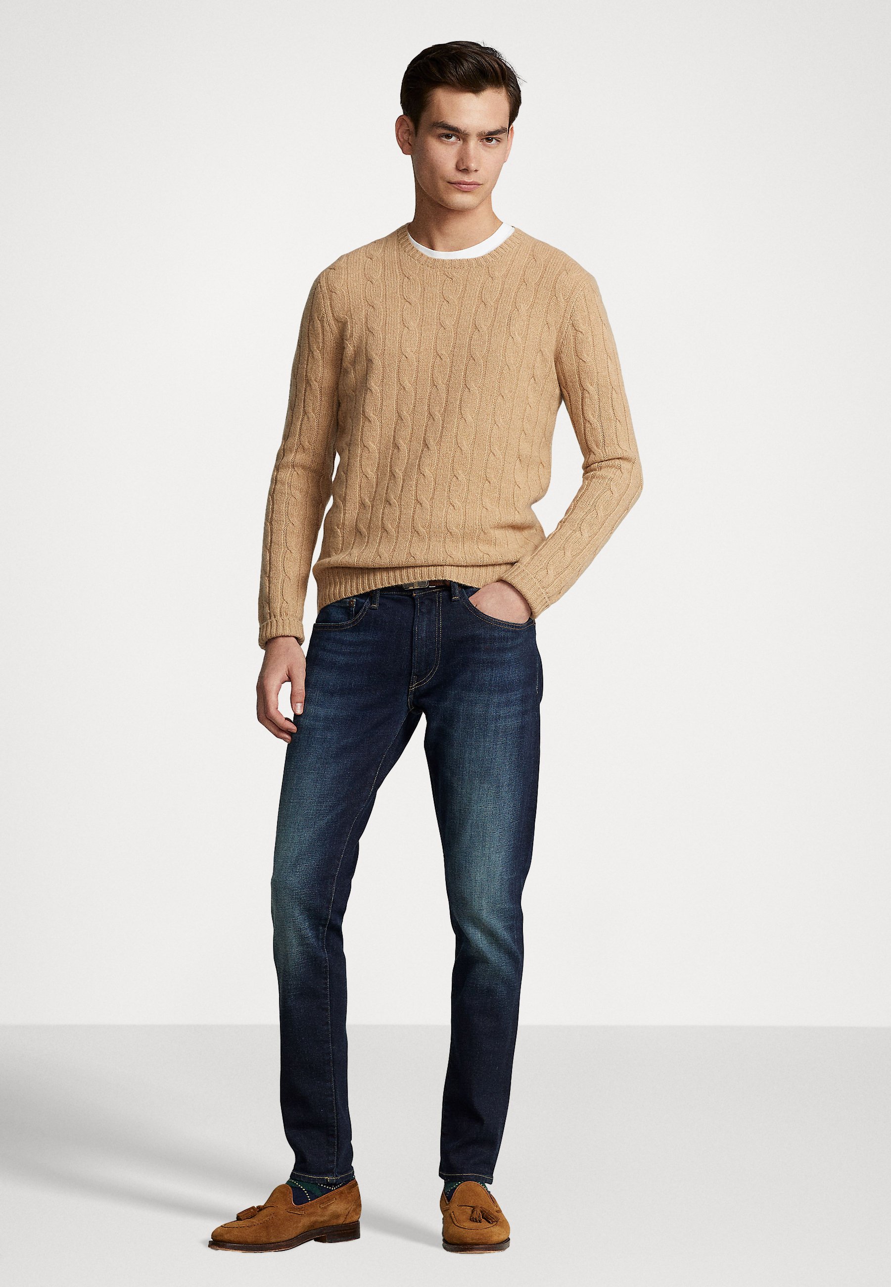 Polo Ralph Lauren ELDRIDGE SKINNY STRETCH JEANS - Slim fit jeans - murphy stretch/dark-blue denim