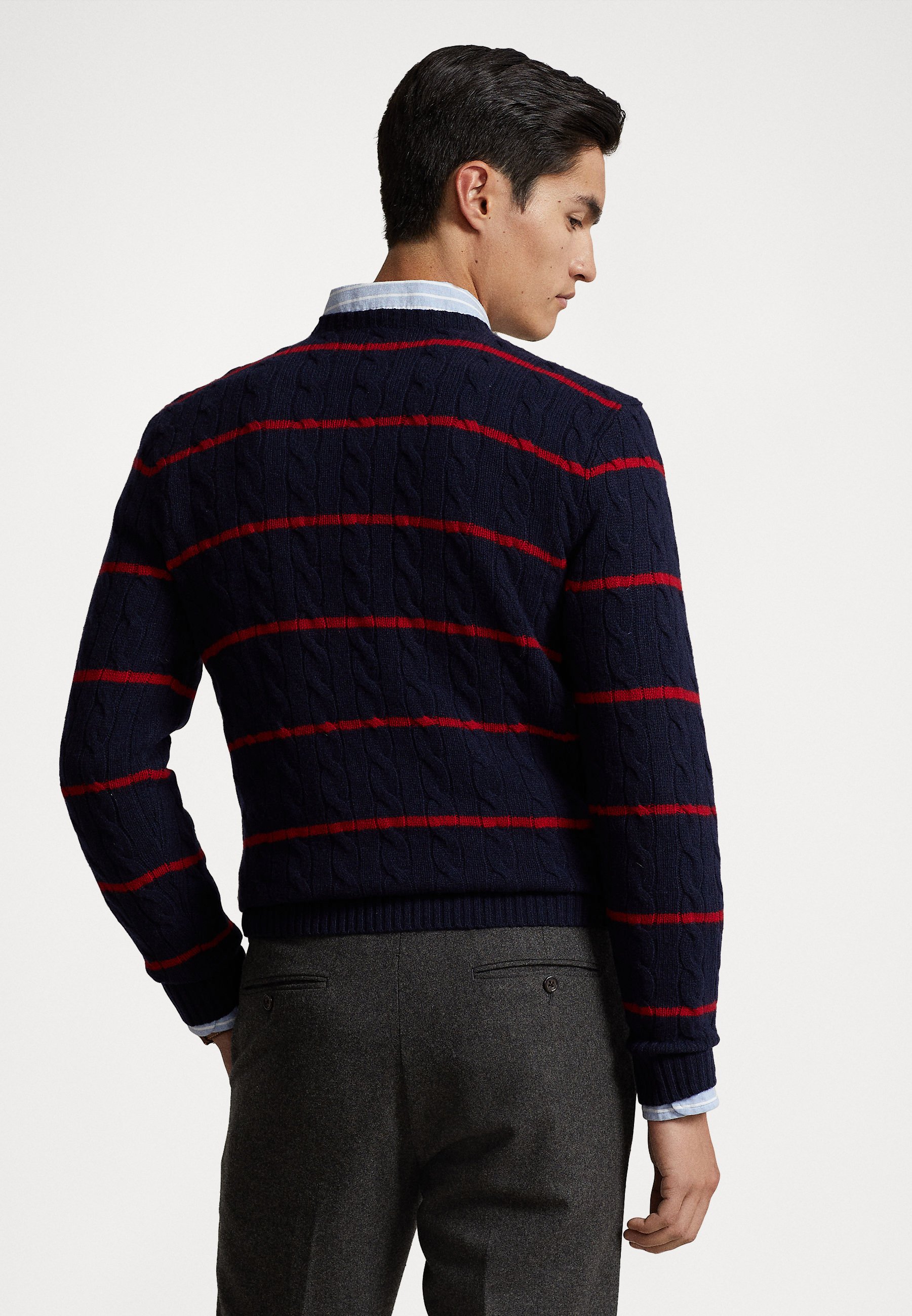Polo Ralph Lauren LONG SLEEVE - Jumper - navy combo/blue