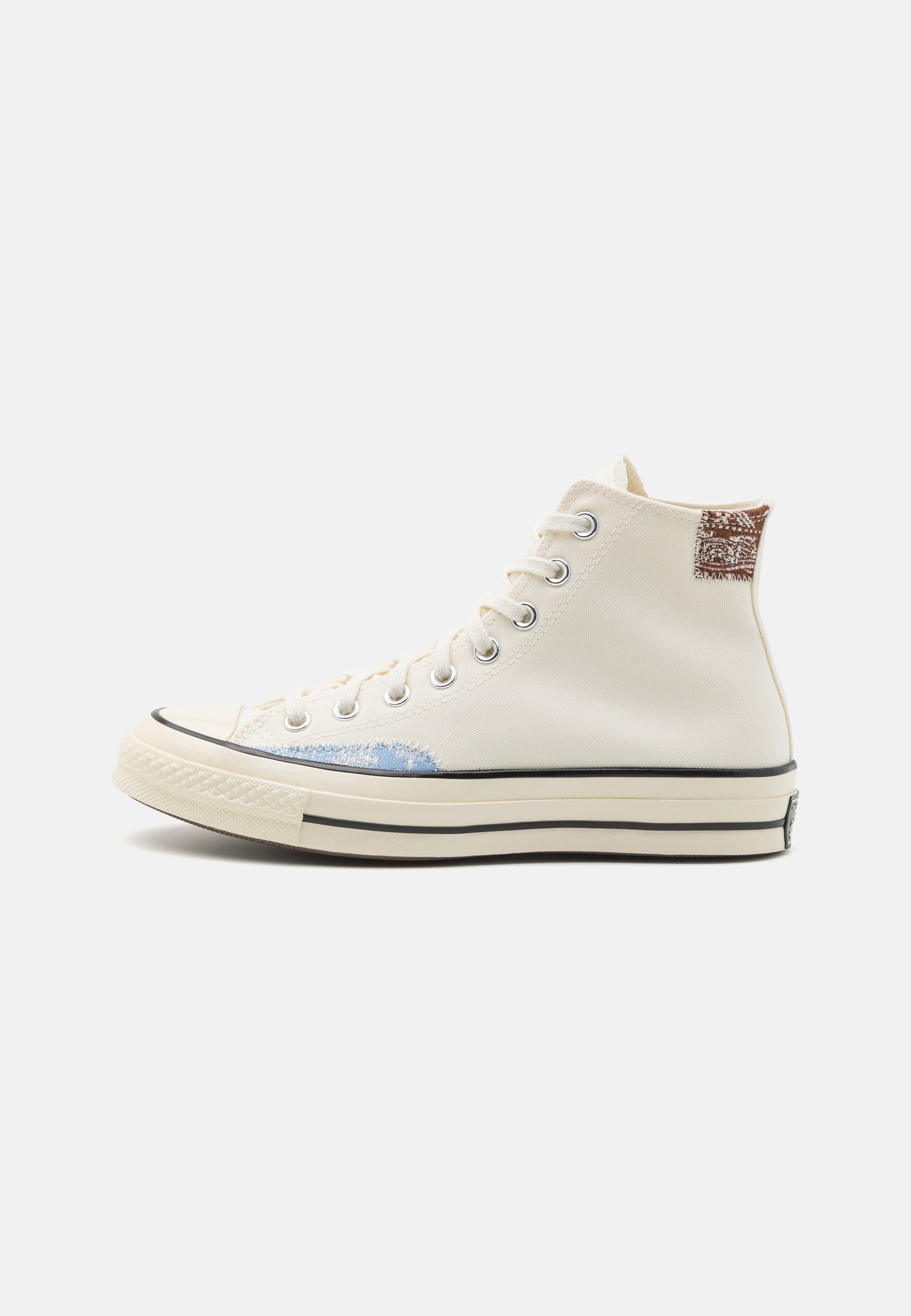 Converse CHUCK 70 CRAFTED OLLIE PATCH UNISEX - High-top trainers - offwhite/lite blue/brown/off-white