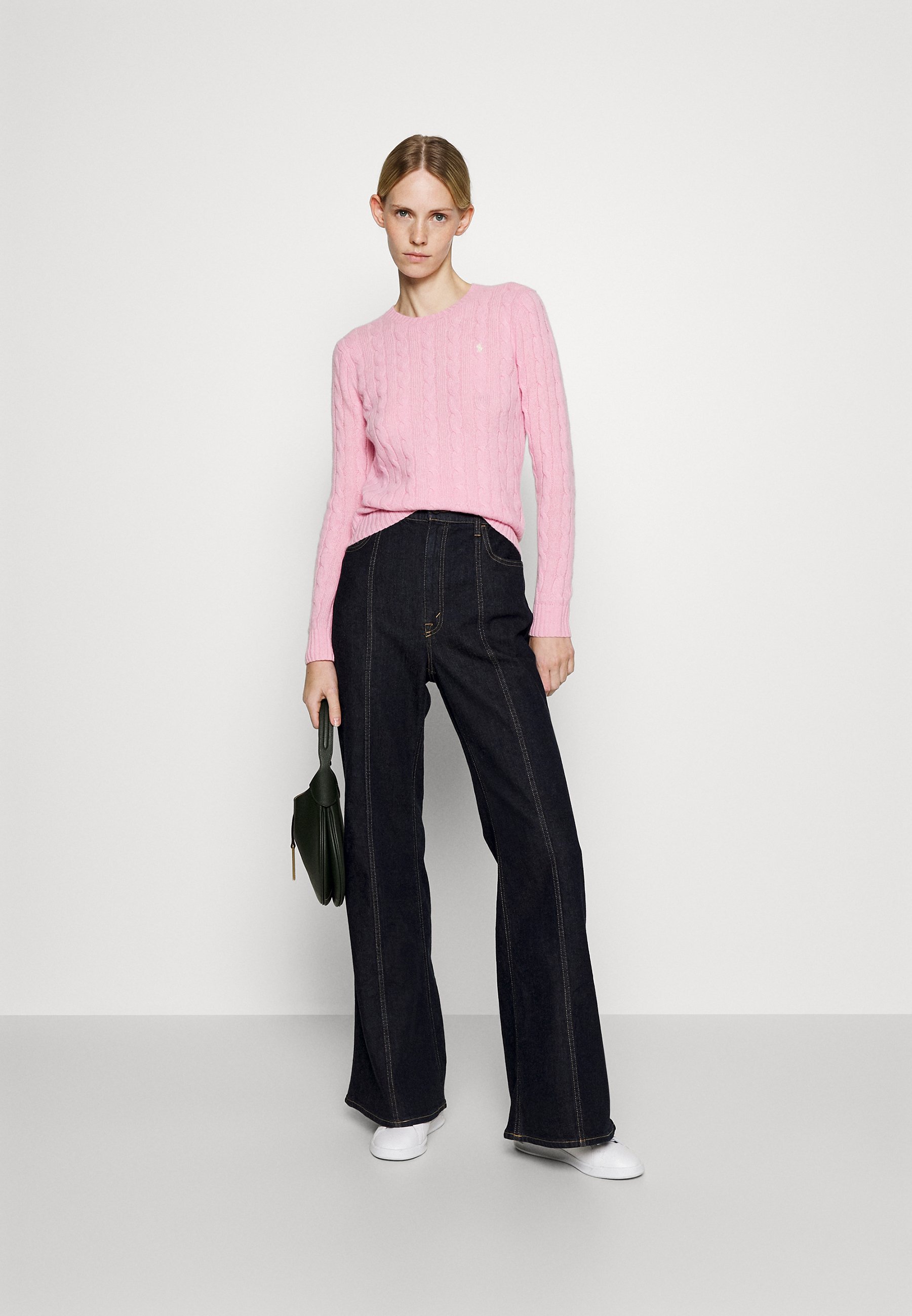 Polo Ralph Lauren JULIANNA LONG SLEEVE - Jumper - carmel pink/pink