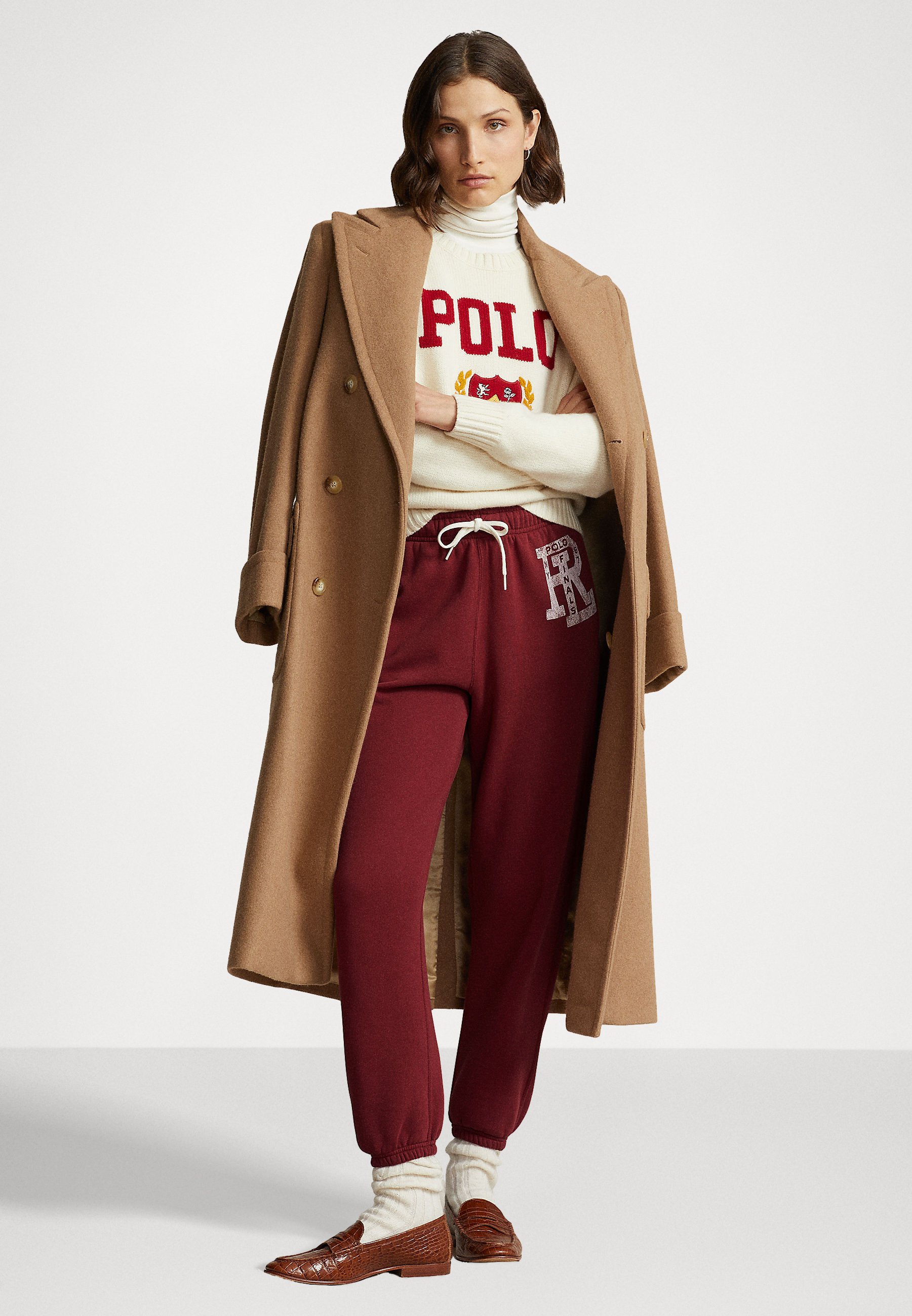 Polo Ralph Lauren FINAL ATHLETIC - Tracksuit bottoms - red