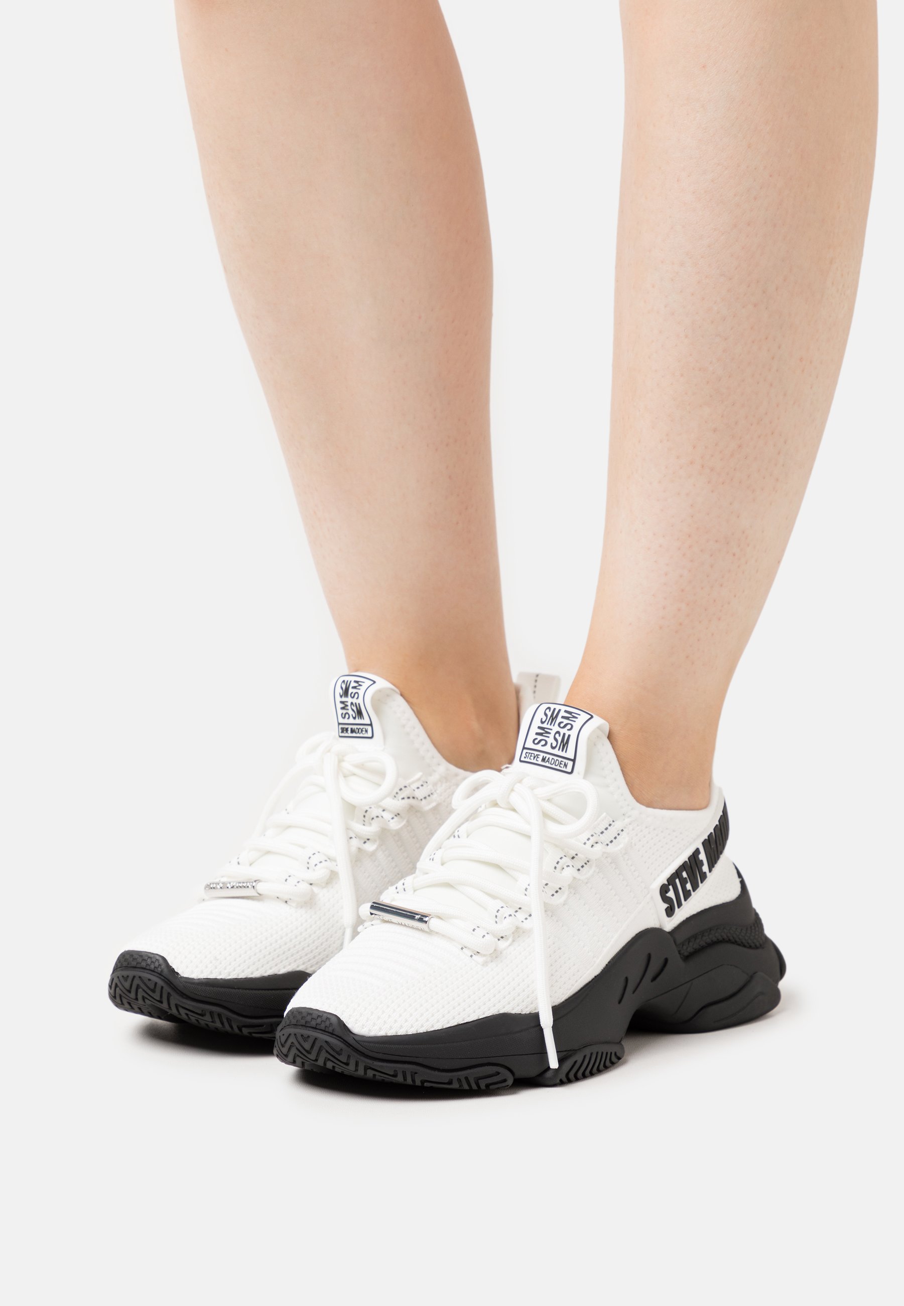 Steve Madden Trainers - white/black/white