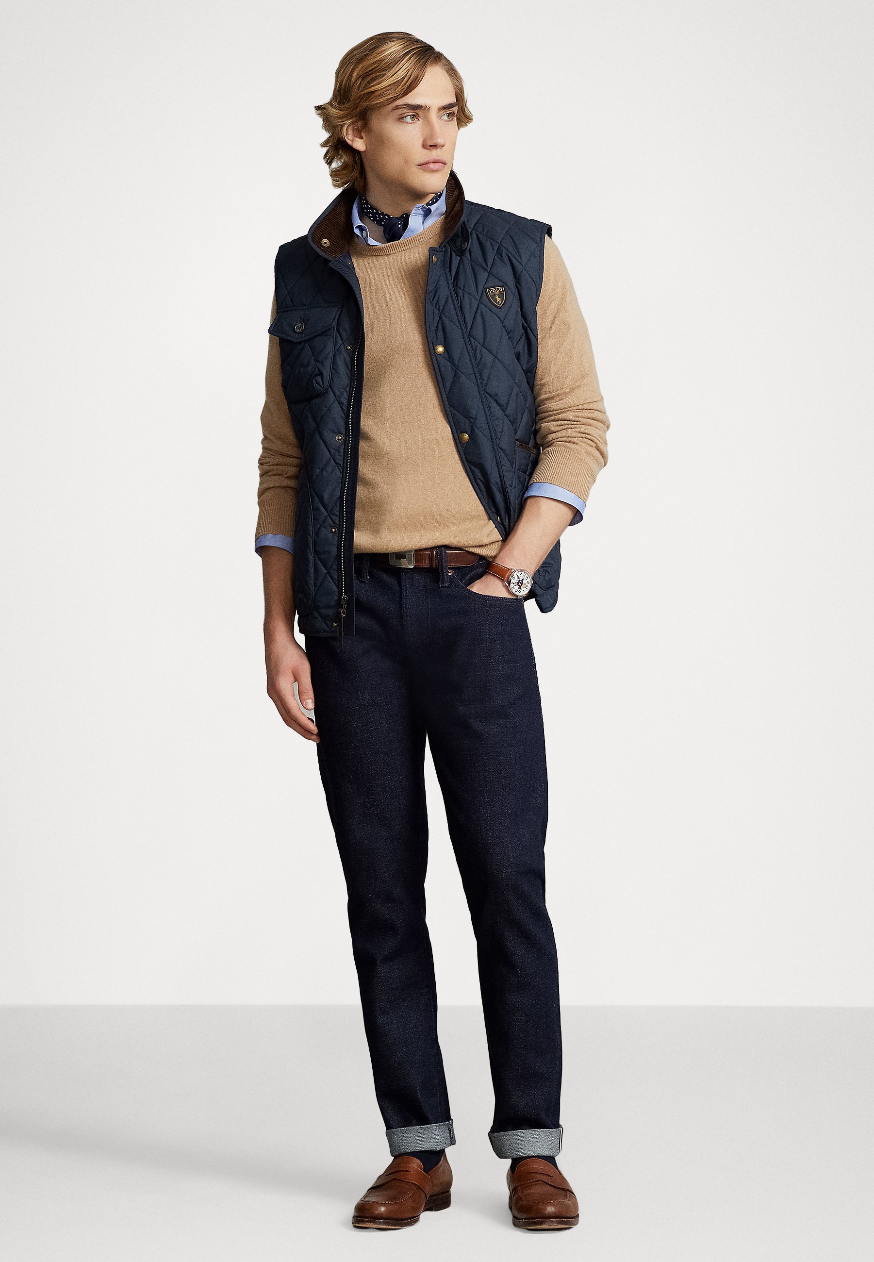 Polo Ralph Lauren SULLIVAN FULL LENGTH - Slim fit jeans - whitford/black